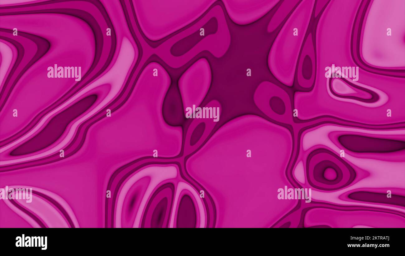 Arrière-plan rose et jaune. Design.Blot lumineux de peinture épaisse avec des taches qui s'étendent dans différentes directions dans l'animation. Haute qualité 4K FO Banque D'Images