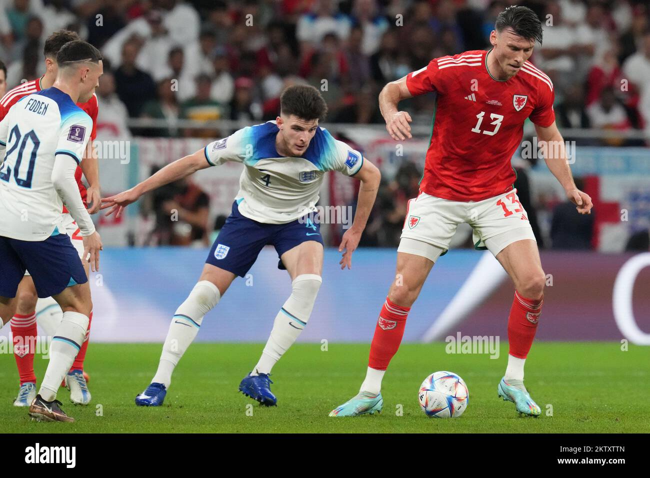 DOHA (QATAR), 11/29/2022 - COUPE DU MONDE/PAYS DE GALLES contre ANGLETERRE - match entre pays de Galles et Angleterre, pour la première phase de la coupe du monde Qatar/Fifa, tenue au stade Ahmad Bin Ali, à Doha, ce mardi (29). Photo par Alexandre Brum/AG. Cadre 31119 (Alexandre Brum/AG. Enquadrar/SPP) crédit: SPP Sport presse photo. /Alamy Live News Banque D'Images