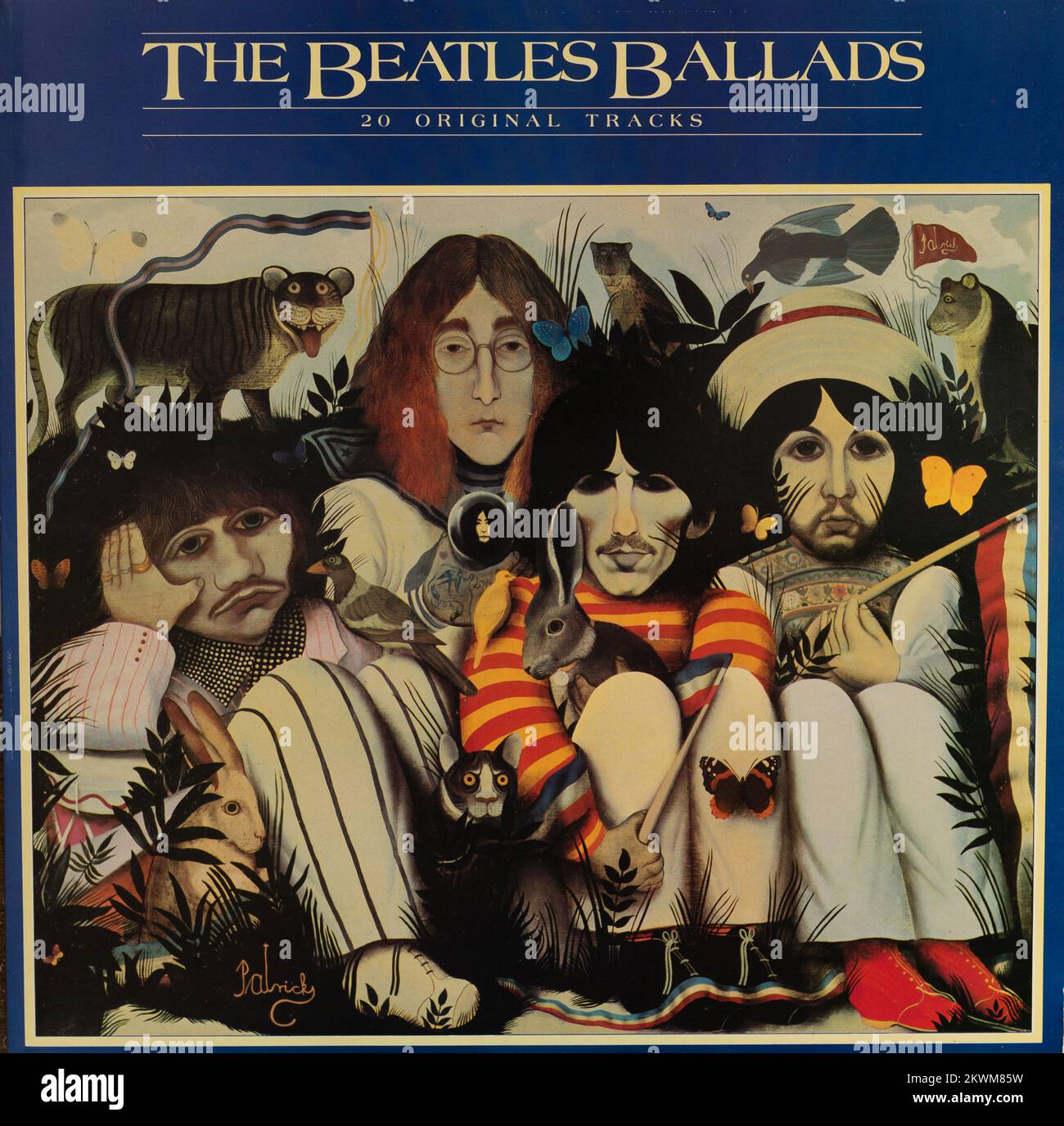Album EMI - The Beatles Ballads. Banque D'Images