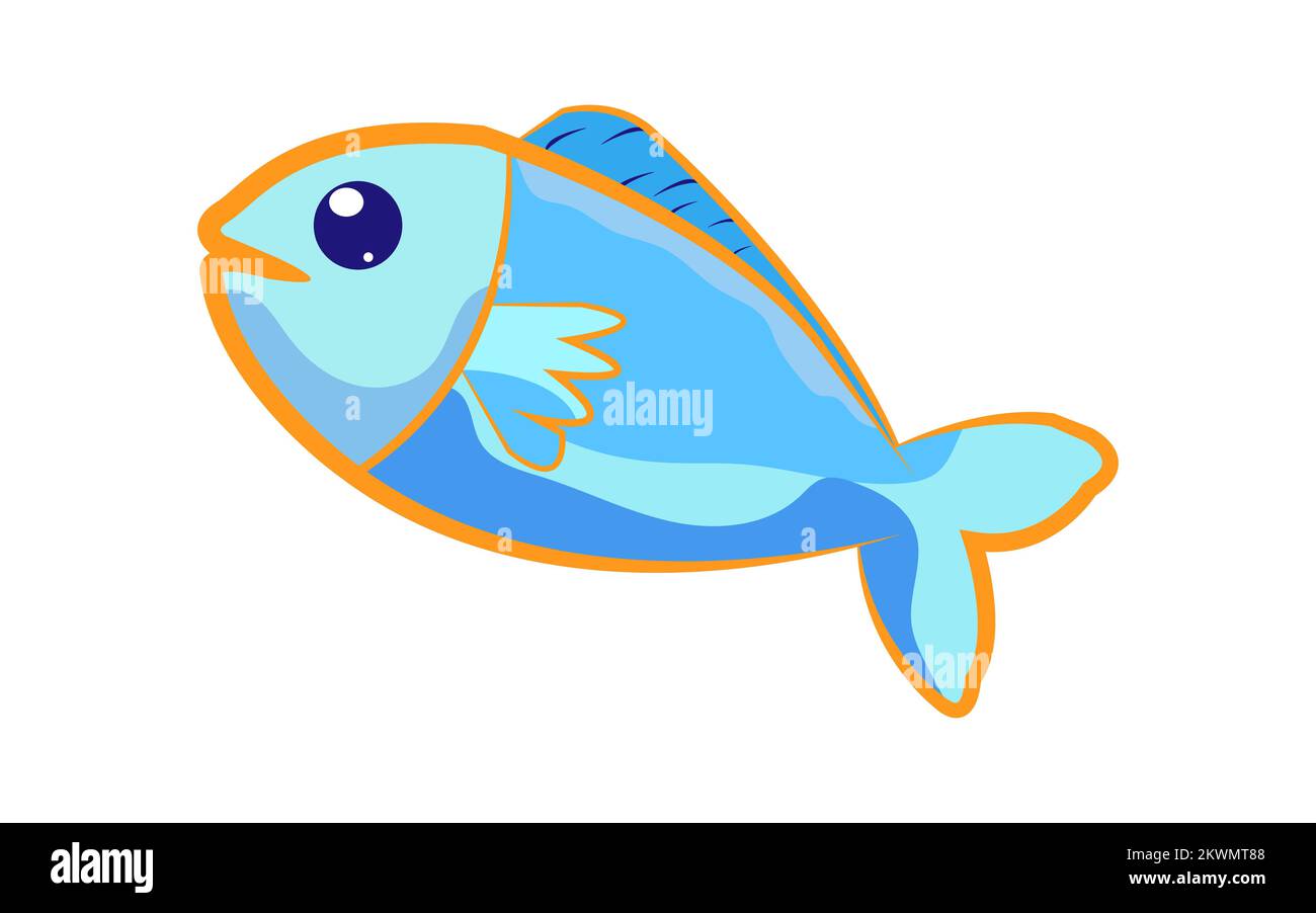 logo d'art dauphin bleu Illustration de Vecteur