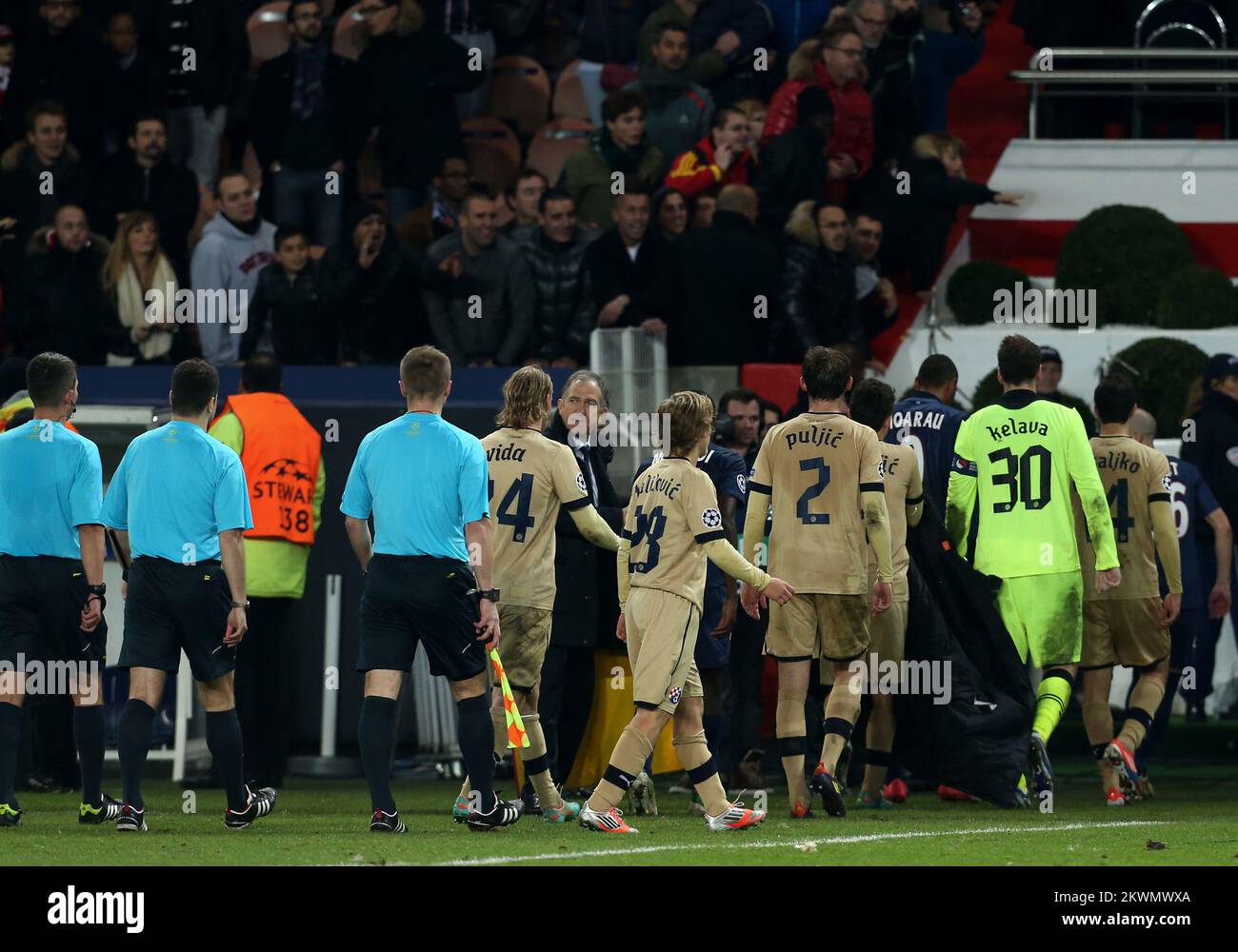 06.11.2012. France, Paris - Ligue des champions de l'UEFA groupe A, Paris Saint-Germain - GNK Dinamo. Photo: Marko Lukunic/PIXSELL Banque D'Images