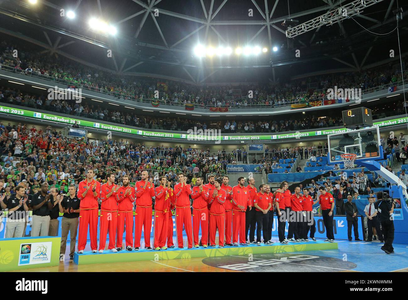 22.09.2013., Arena Stozice, Ljubljana, Slovénie European Basketball