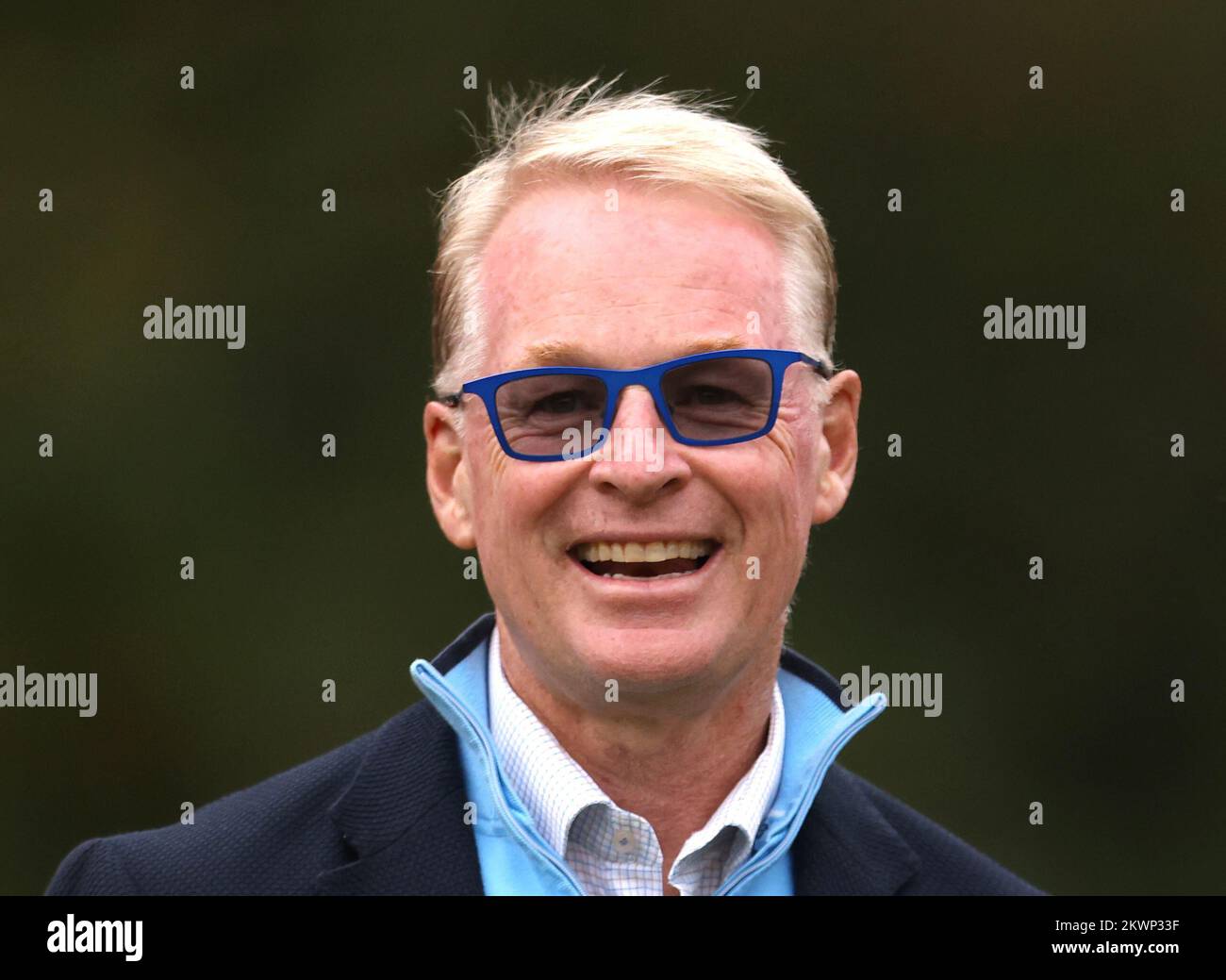 Photo du dossier datée du 12-09-2021 de Keith Pelley, qui croit que le golf peut devenir le sport le plus inclusif du monde. Date de publication : mercredi 30 novembre 2022. Banque D'Images