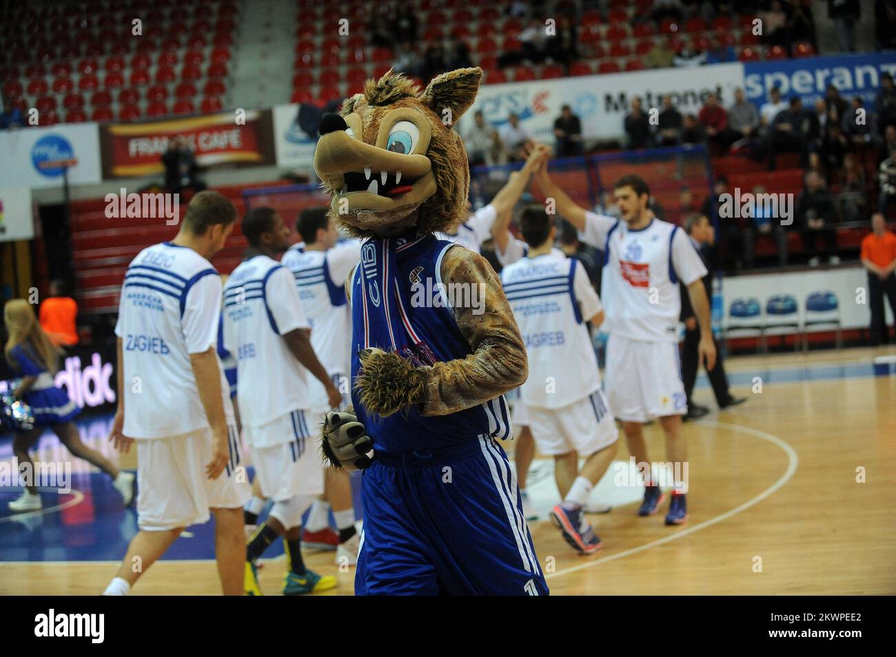 09.11.2013., Croatie, Zagreb - 7th ème ligue ABA, KK Cibona - KK Maga Vigura. Photo: Daniel Kasap/PIXSELL Banque D'Images