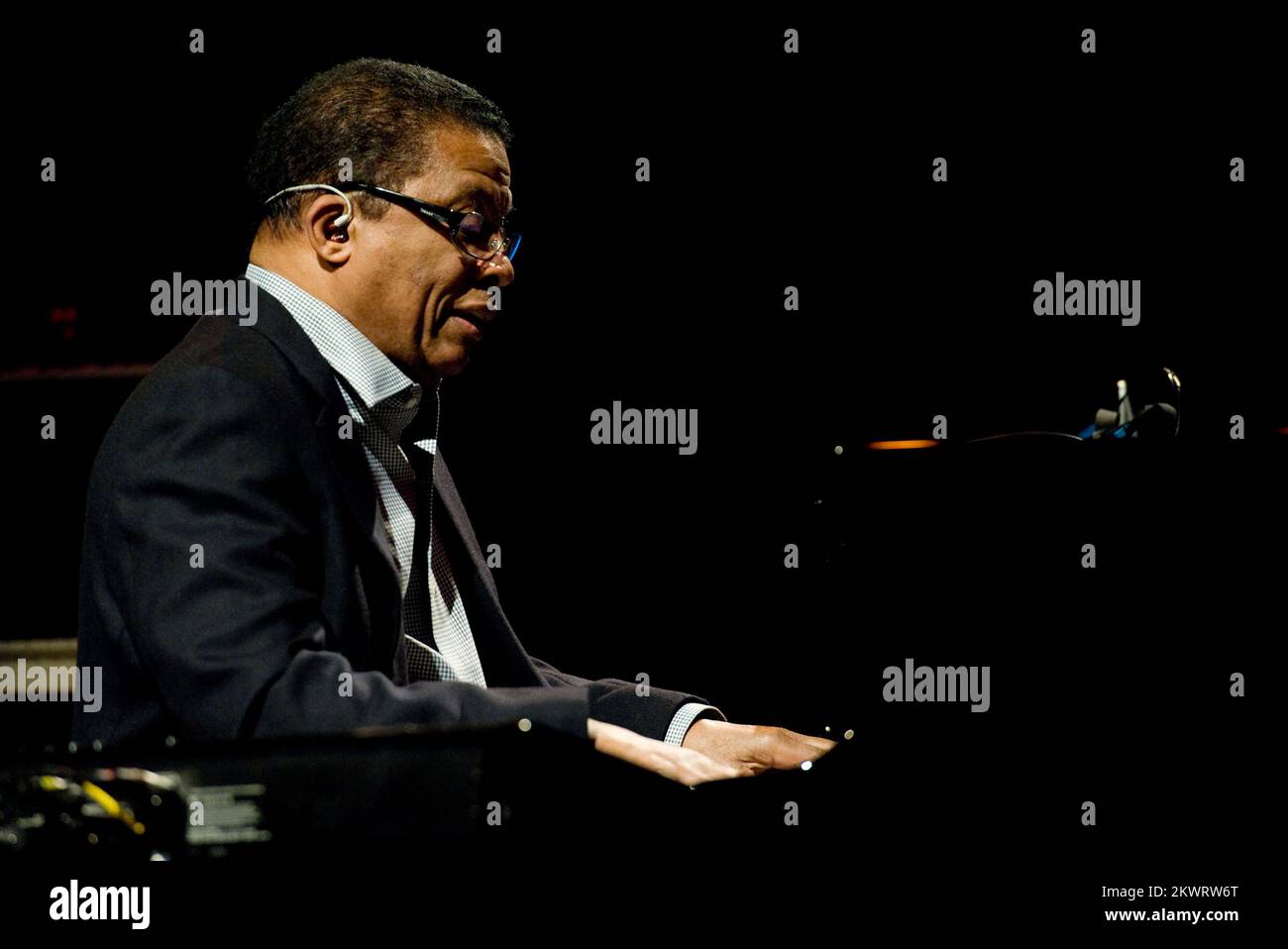 26.11.2014., Zagreb, Croatie - la légende américaine du jazz, Herbie Hancock, 14 fois Grammy et 1 fois Oscar Award, a tenu un concert à la salle de concert Vatroslav Lisinski à Zagreb. Photo: Davor Visnjic/PIXSELL Banque D'Images