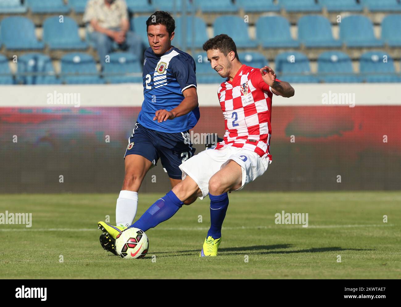 07.06.2015., Croatie, Varazdin - match de football amical entre la Croatie et Gibraltar. Sime Vrsaljko. Photo: Marko Lukunic/PIXSELL Banque D'Images