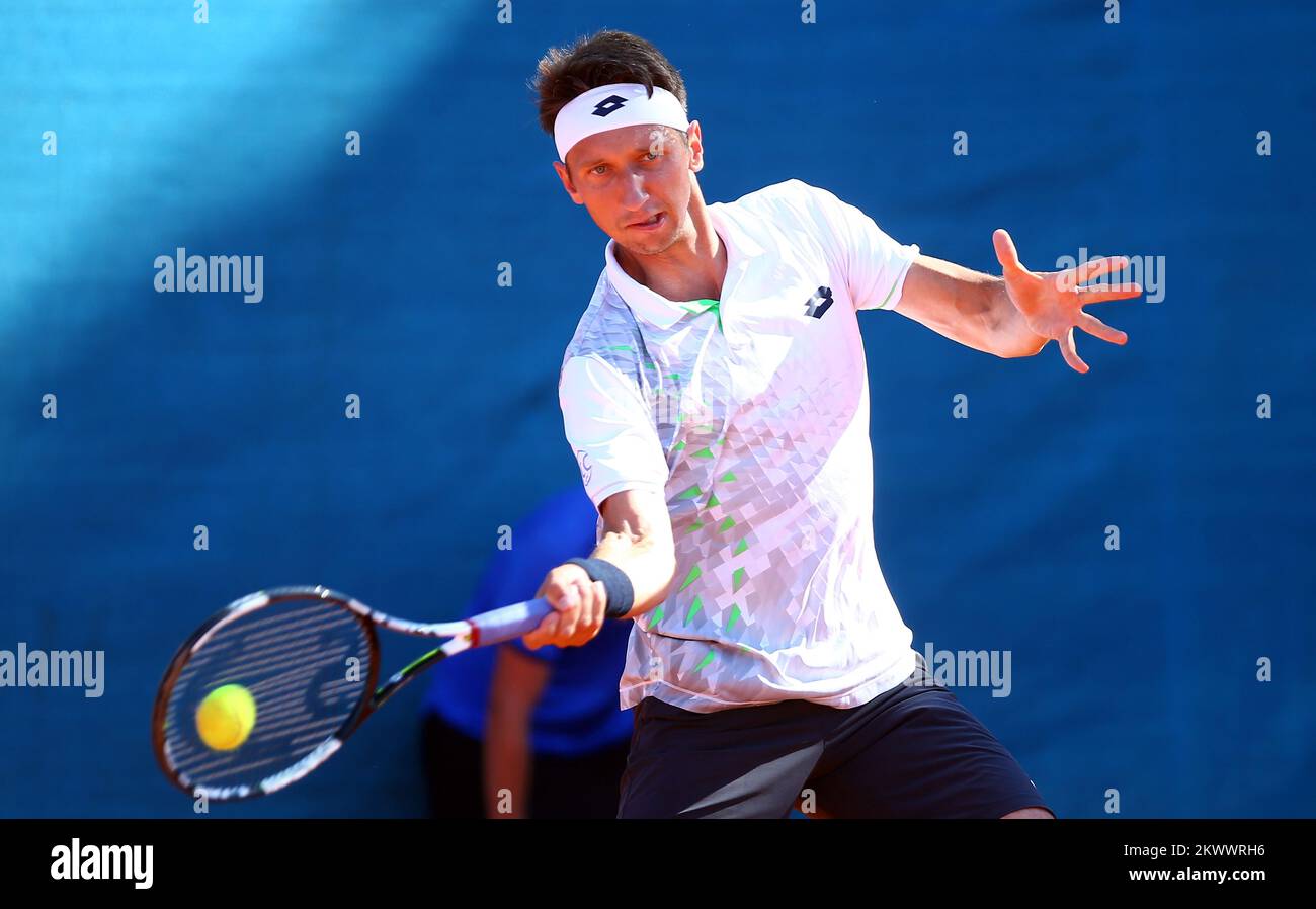 19.07.2016., Umag, Croatie - 27. Konzum Croatie Open Umag, 1st round, Andrej Martin (SVK) vs Sergiy Stakhovsky (UKR). Banque D'Images