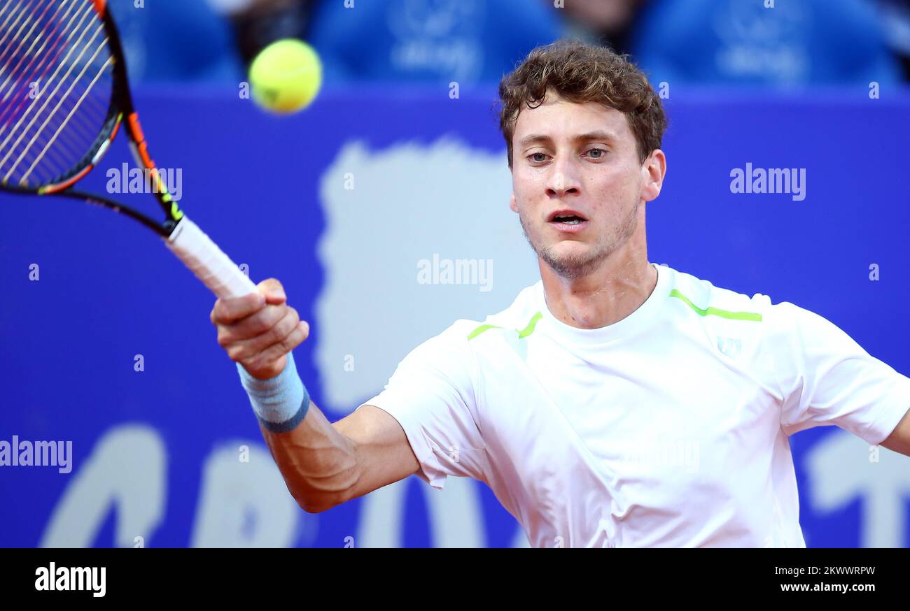 20.07.2016., Umag, Croatie - 27. Konzum Croatie Open Umag, 2nd round, Fabio Fognini (ITA) vs Renzo Olivo (ARG). Banque D'Images