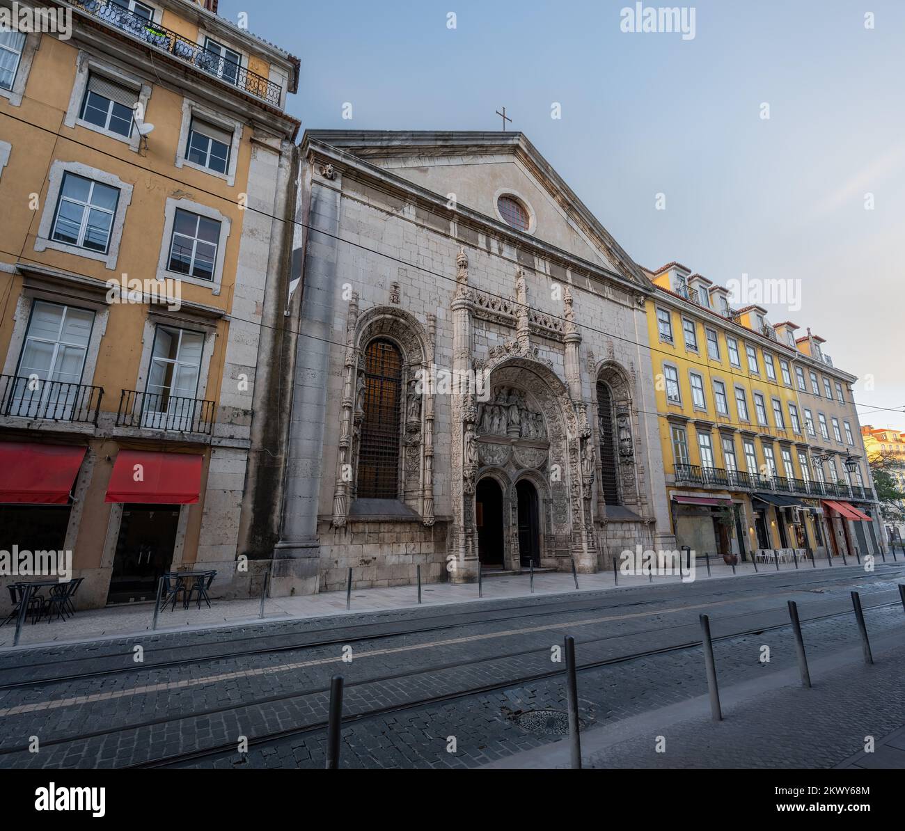 Église de Nossa Senhora da Conceicao Velha - Lisbonne, Portugal Banque D'Images