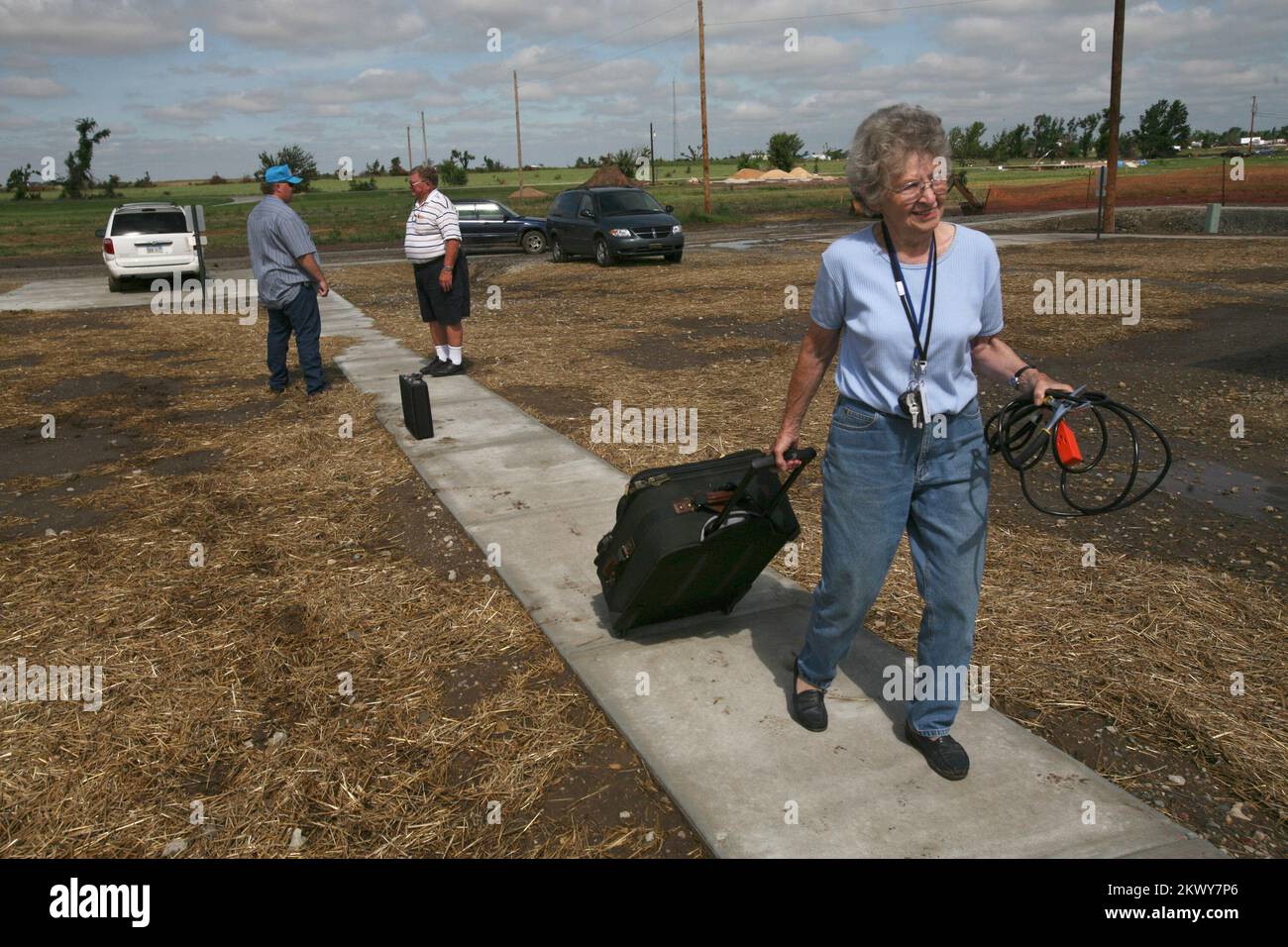 FEMA maisons temporaires.. Photographies relatives aux programmes, aux activités et aux fonctionnaires de gestion des catastrophes et des situations d'urgence Banque D'Images