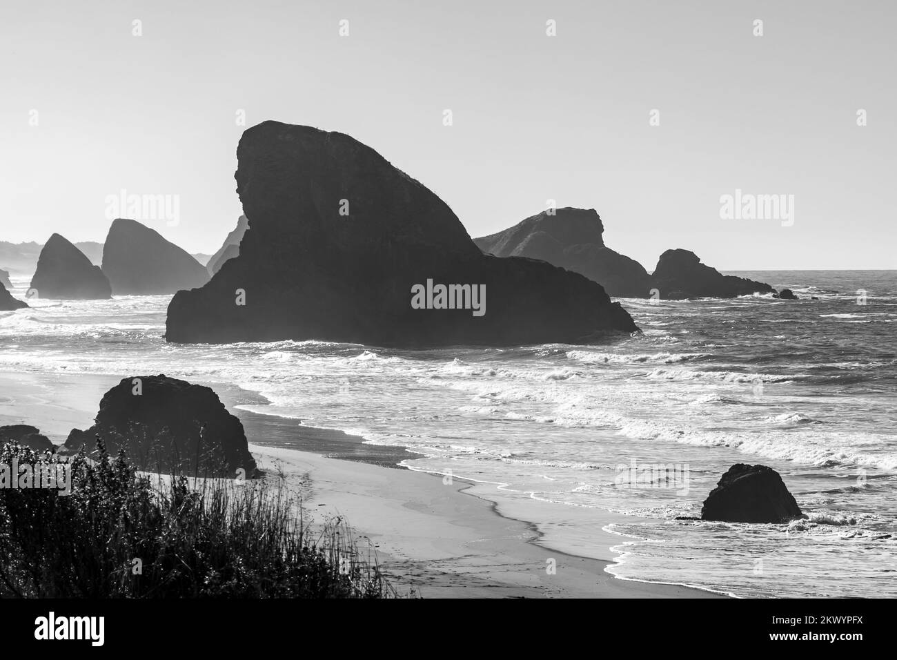 Côte sud de l'Oregon Banque D'Images