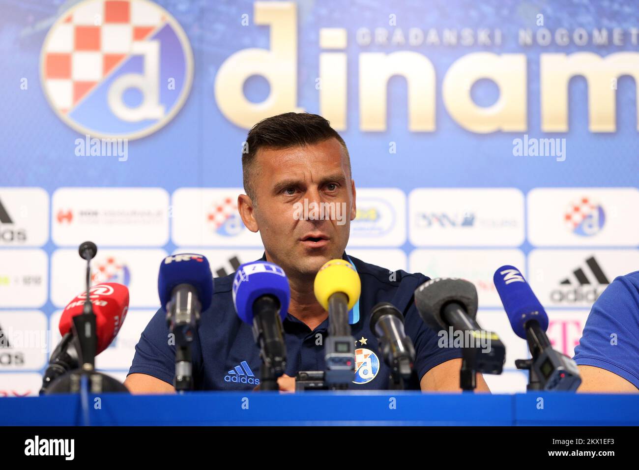 13.07.2017., Zagreb, Croatie - Un nouvel entraîneur de Dinamo, Mario Cvitanovic, a été présenté à la conférence de presse. Photo: Robert Anic/PIXSELL Banque D'Images
