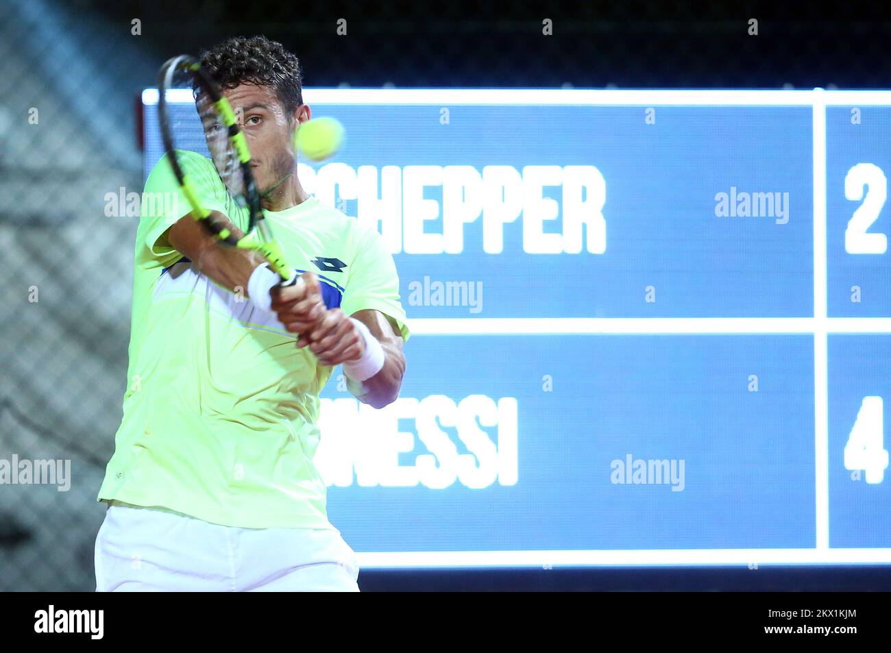 20.07.2017., Umag, Croatie - ATP Umag, 2nd Round, Kenny de Schepper (France) - Alessandro Giannessi (Italie). Photo: Slavko Midzor/PIXSELL Banque D'Images