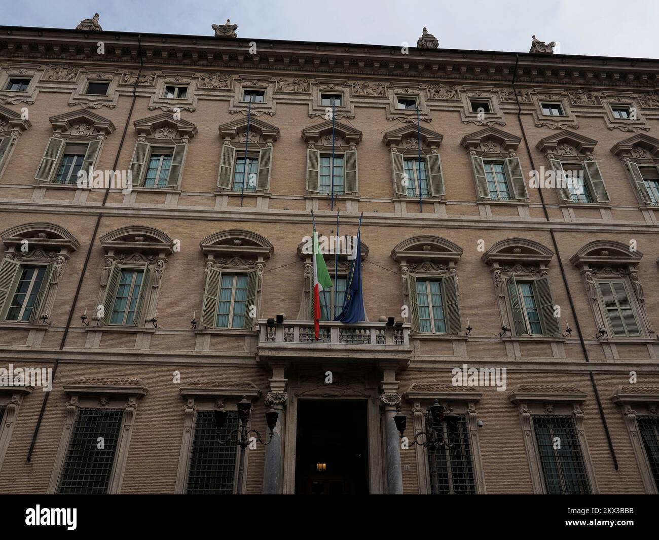 palazzo madama sénat Palazzo Madama: Bâtiment historique à Rome, siège du Sénat de la République italienne. Banque D'Images