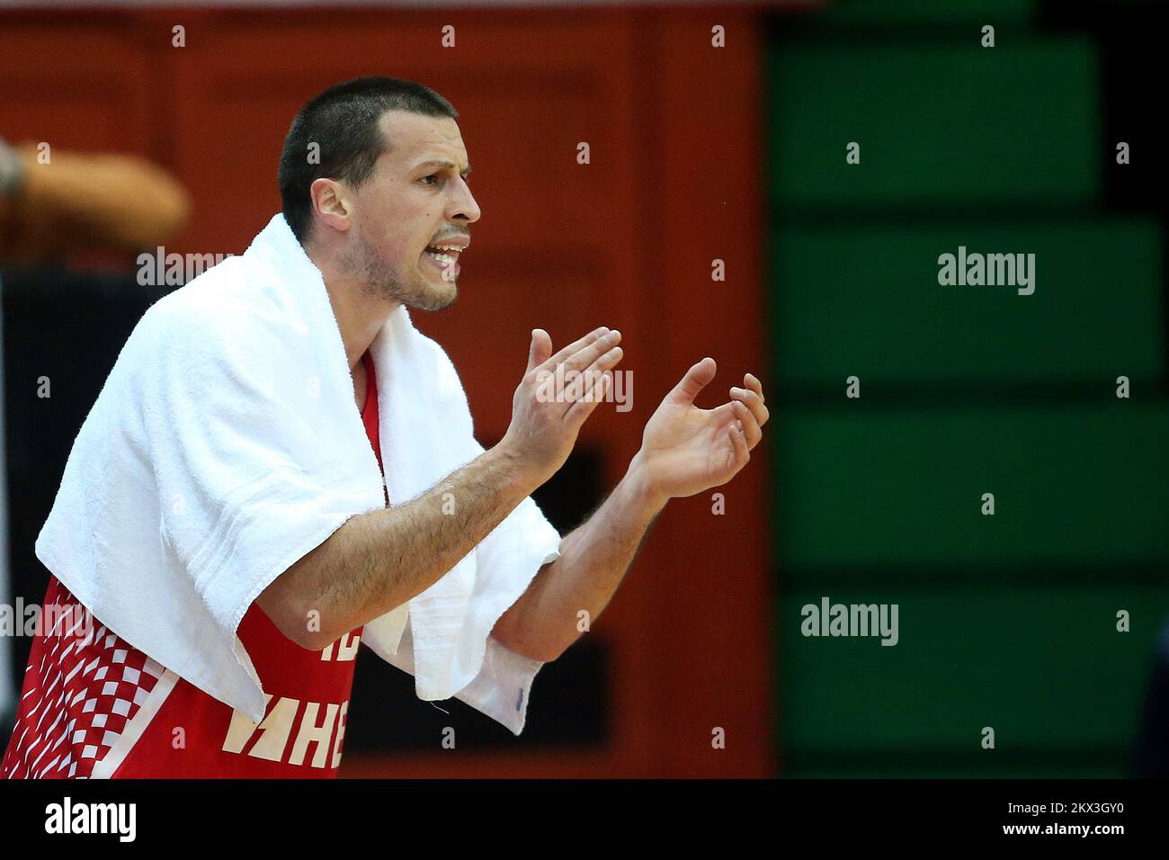 26.11.2017., Drazen Petrovic Basketball Hall, Zagreb, Croatie - coupe du monde de basket-ball FIBA 2019 - qualifications européennes, 1st Round, Groupe D, Croatie contre Italie. Darko Planinic. Photo: Goran Stanzl/PIXSELL Banque D'Images