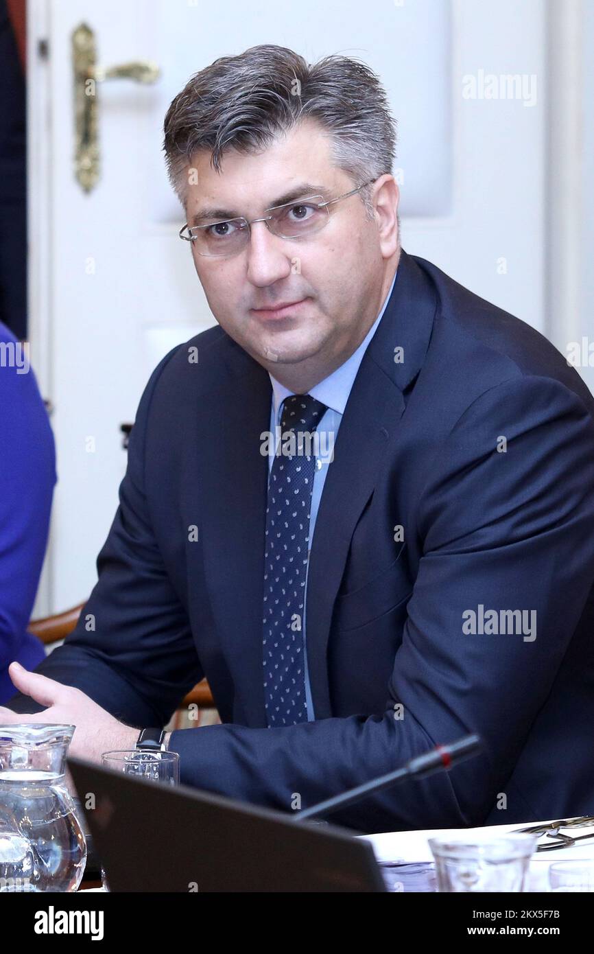 29.03.2018., Zagreb, Croatie le gouvernement croate a adopté à l