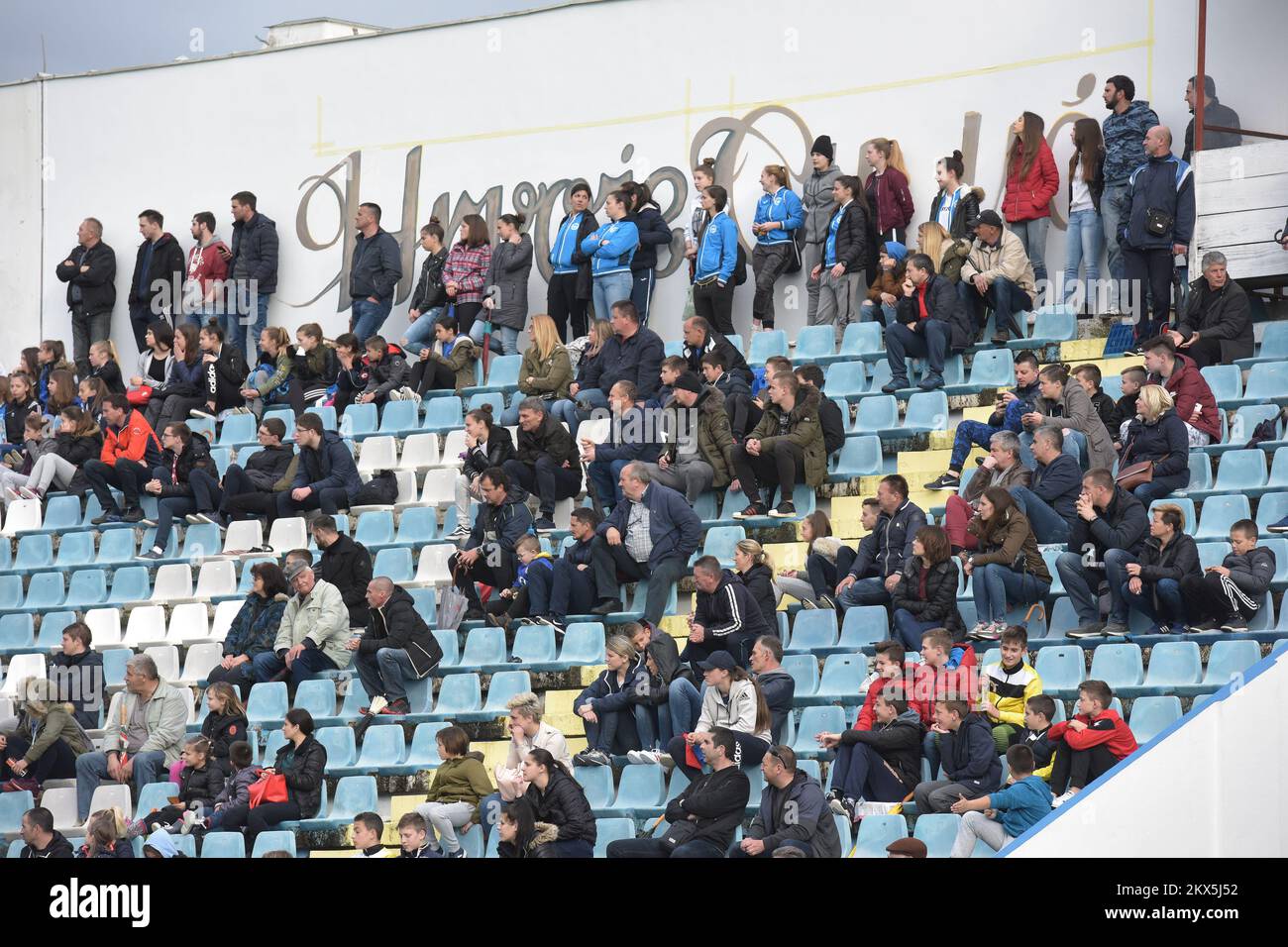 05.04.2018., Zadar, Croatie - qualification féminine de coupe du monde UEFA, Croatie contre Ukraine. Photo: Dino Stanin/PIXSELL Banque D'Images