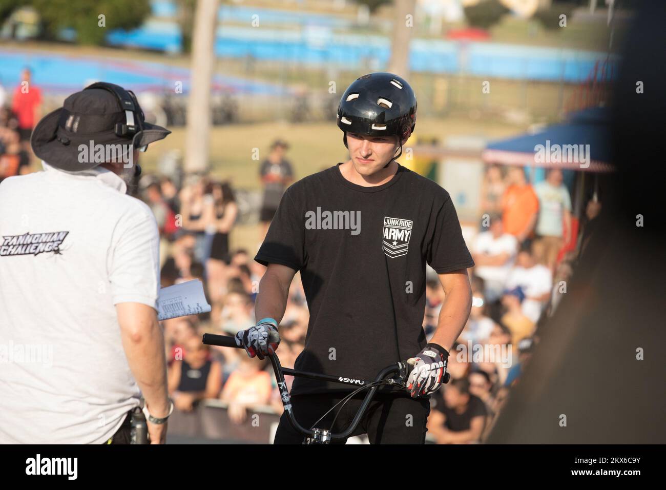 02.06.2018., Osijek , Croatie - 19th Pannonian Challenge BMX Freestyle pro. Tomas Beran. Photo: Dubravka Petric/PIXSELL Banque D'Images