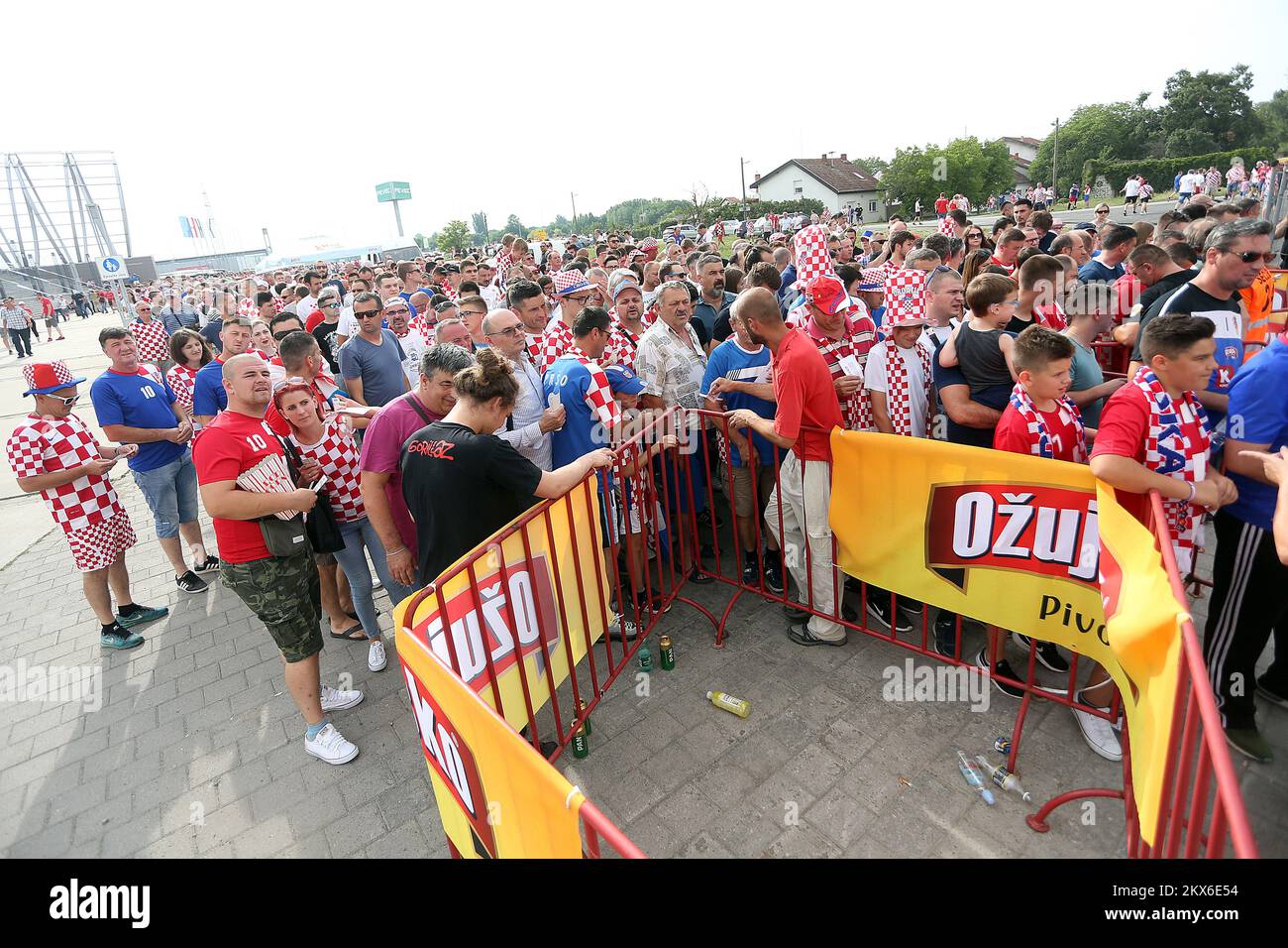 08.06.2018., Osijek, Croatie - match de football amical entre la Croatie et le Sénégal au stade Gradski vrt.fans photo: Goran Stanzl/PIXSELL Banque D'Images