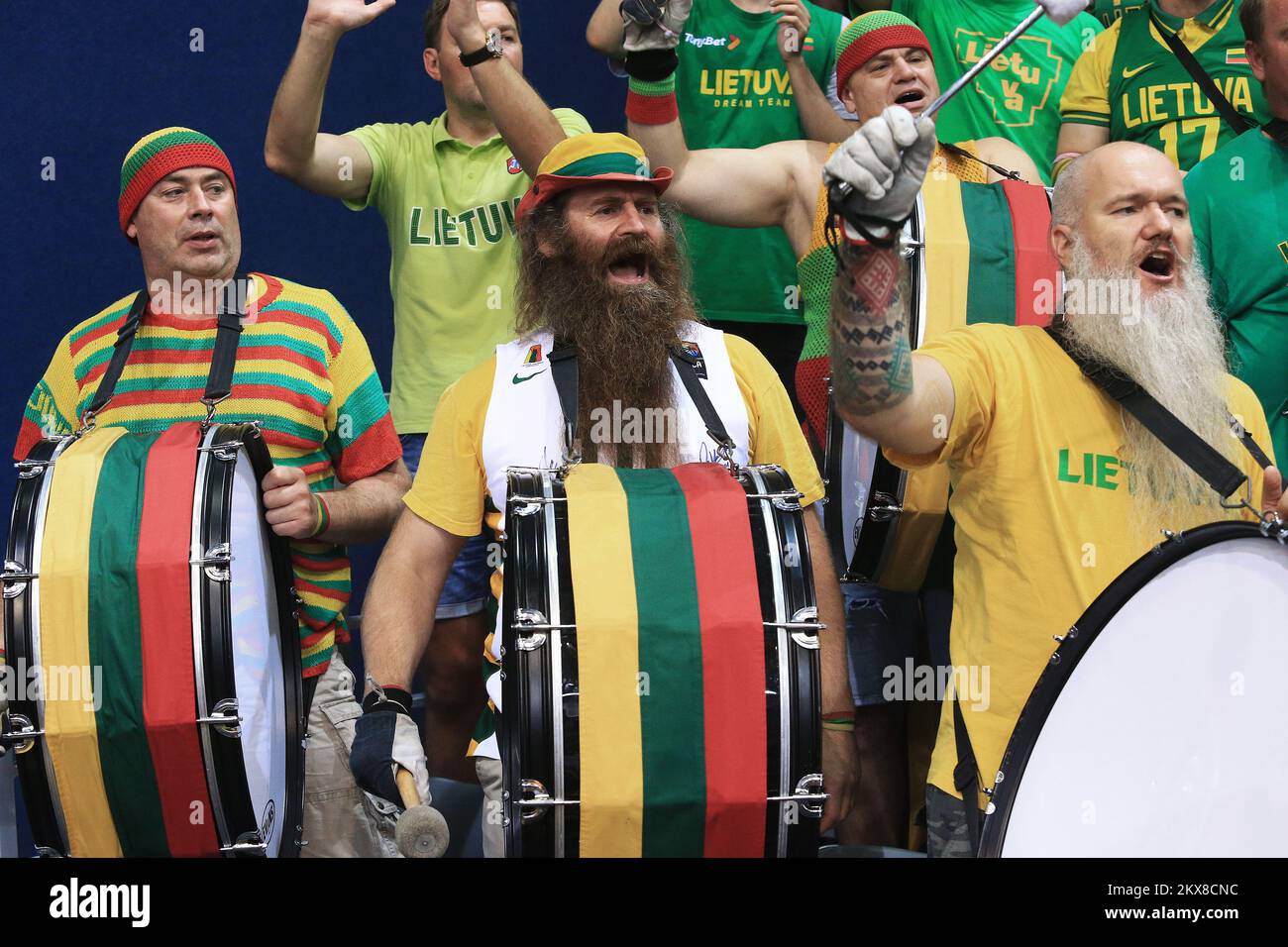 14.09.2018., Osijek, Croatie - 3. Ronde de qualification pour la coupe du monde de basket-ball, Croatie - Lituanie. Photo: Davor Javorovic/PIXSELL Banque D'Images