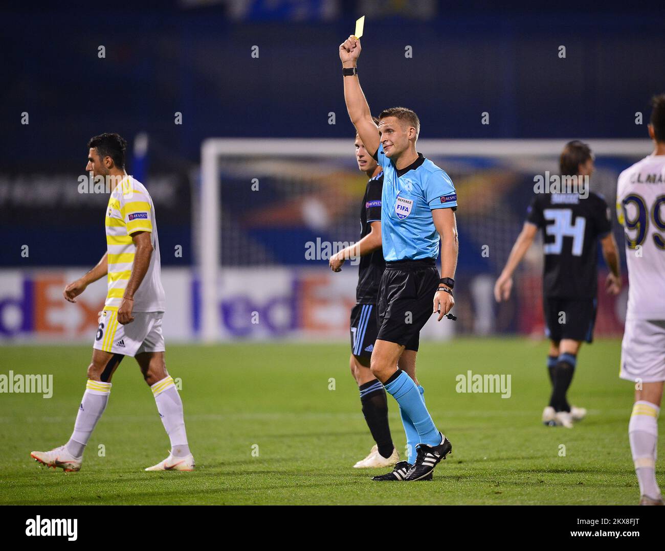 20.09.2018., Zagreb, Croatie - UEFA Europa League, groupe D, tour 1, GNK Dinamo - Fenerbahce. Craig Pawson photo: Marko Prpic/PIXSELL Banque D'Images