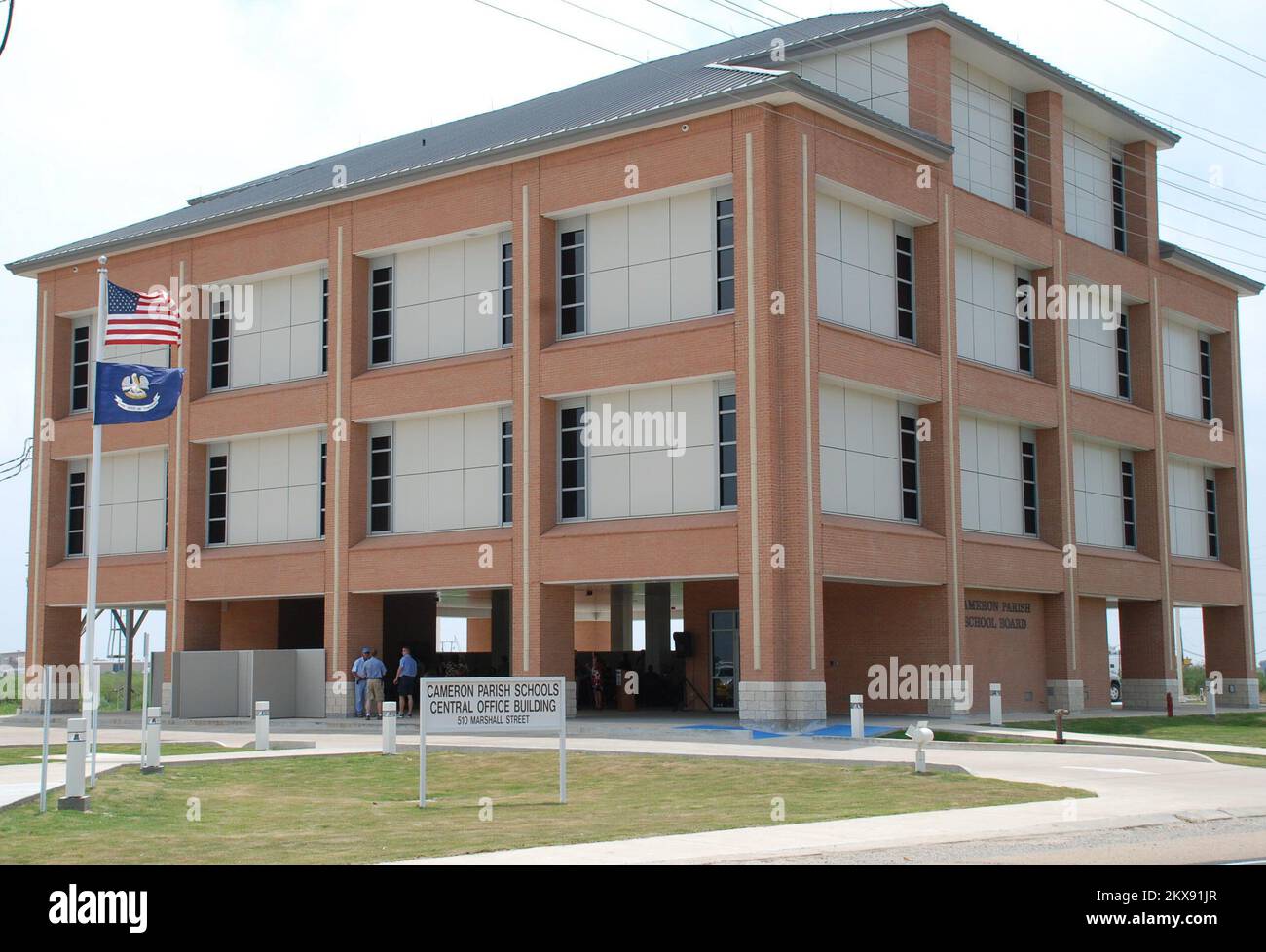 Bâtiment administratif du conseil scolaire Banque de photographies et d