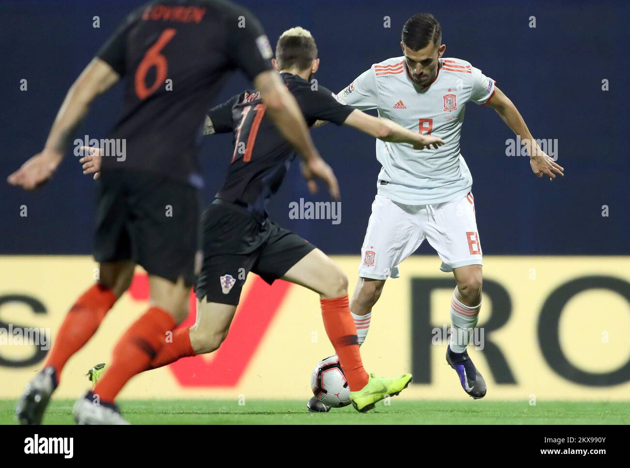 15.11.2018., stade Maksimir, Zagreb, Croatie - Ligue des Nations de l'UEFA A groupe 4, tour 3, Croatie contre Espagne. Dani Ceballos. Photo: Igor Kralj/PIXSELL Banque D'Images