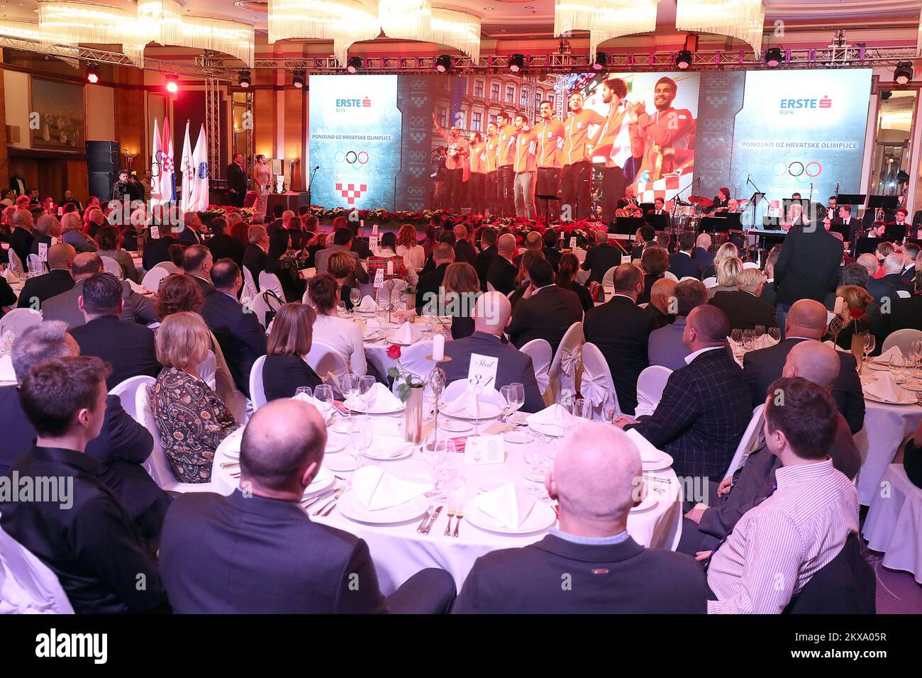 19.12.2018., Zagreb - annonce des meilleurs athlètes dans la sélection du Comité olympique croate qui s'est tenu au Crystal Palace de l'hôtel Westin. Photo: Goran Stanzl/PIXSELL Banque D'Images