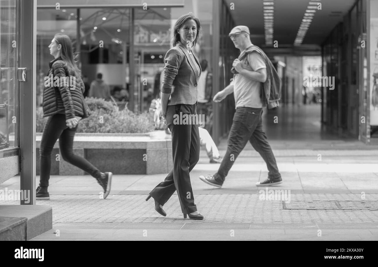 30.10.2018., Croatie, Zagreb - Dalija Oreskovic, avocate et ancienne présidente de la Commission pour la résolution des conflits d'intérêts. Photo: Matija Habljak/PIXSELL Banque D'Images