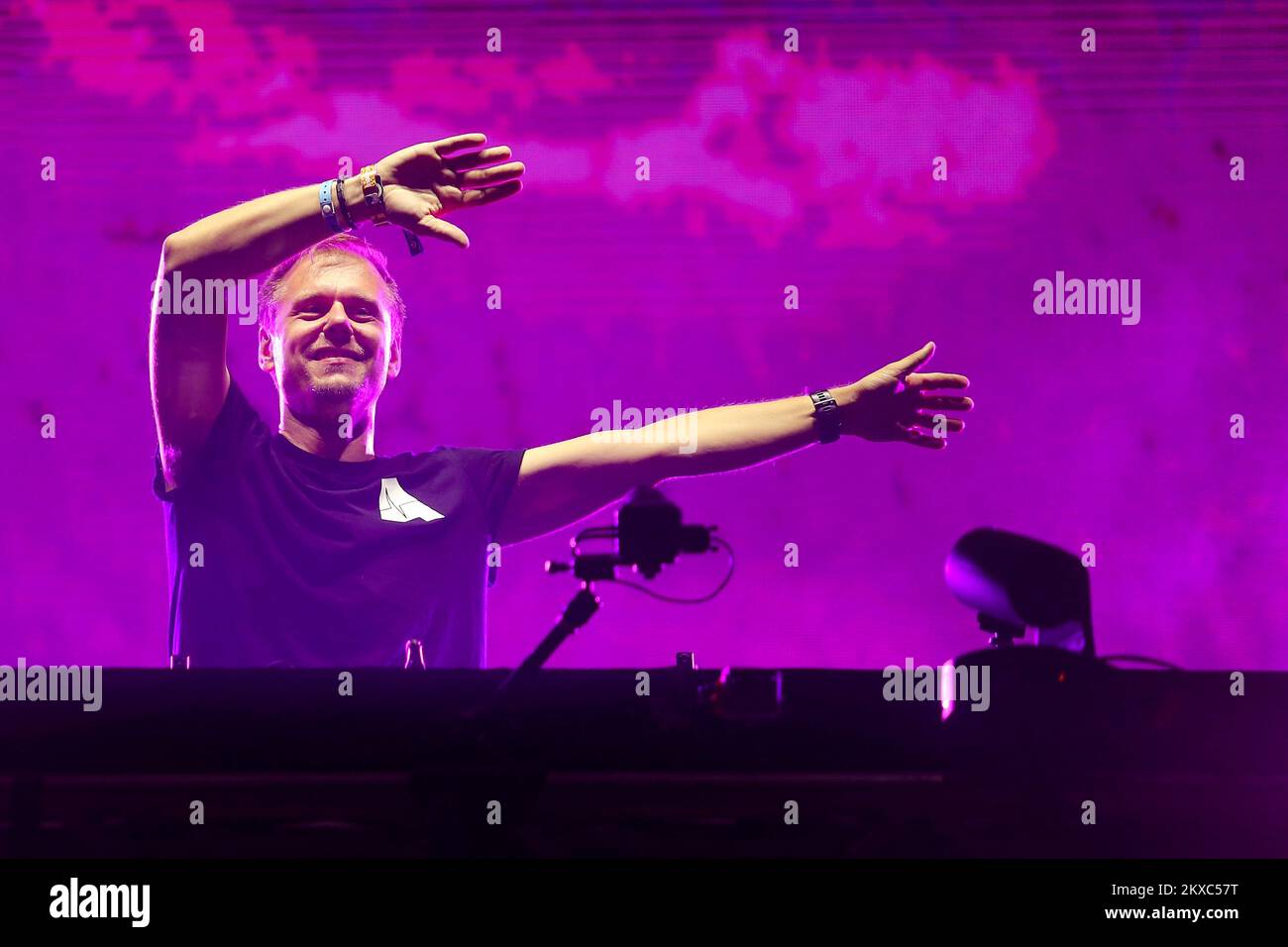 12.07.2019., Croatie, Split - Festival Ultra Europe, première nuit. Armin Van Buuren photo: Borna Filic/PIXSELL Banque D'Images