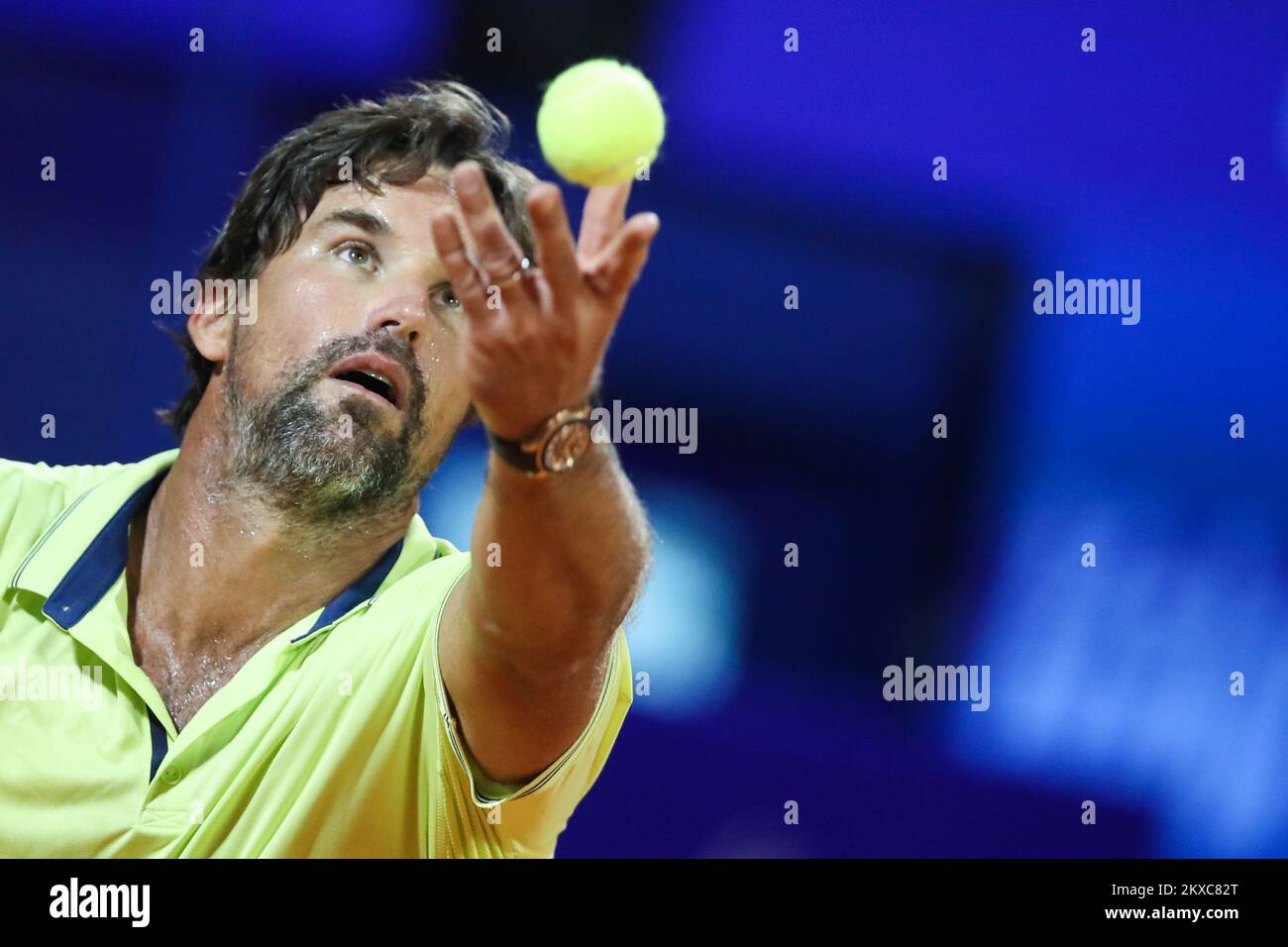 17.07.2019., Umag, Croatie - 30. Plava laguna Croatie Open Umag 2019. Goran Ivanisevic - Patrick Roafter. Photo: Igor Kralj/PIXSELL Banque D'Images