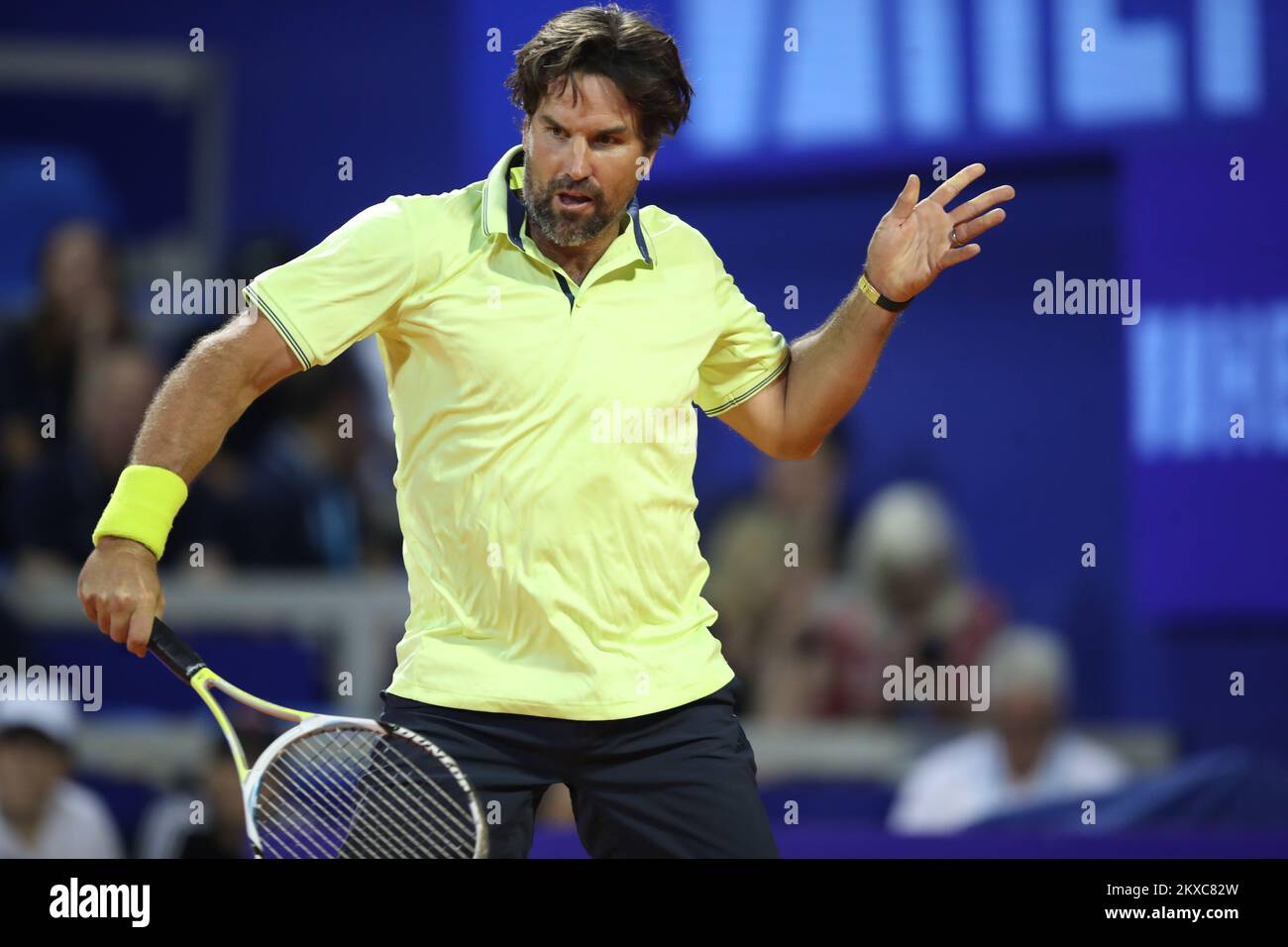 17.07.2019., Umag, Croatie - 30. Plava laguna Croatie Open Umag 2019. Goran Ivanisevic - Patrick Roafter. Photo: Igor Kralj/PIXSELL Banque D'Images