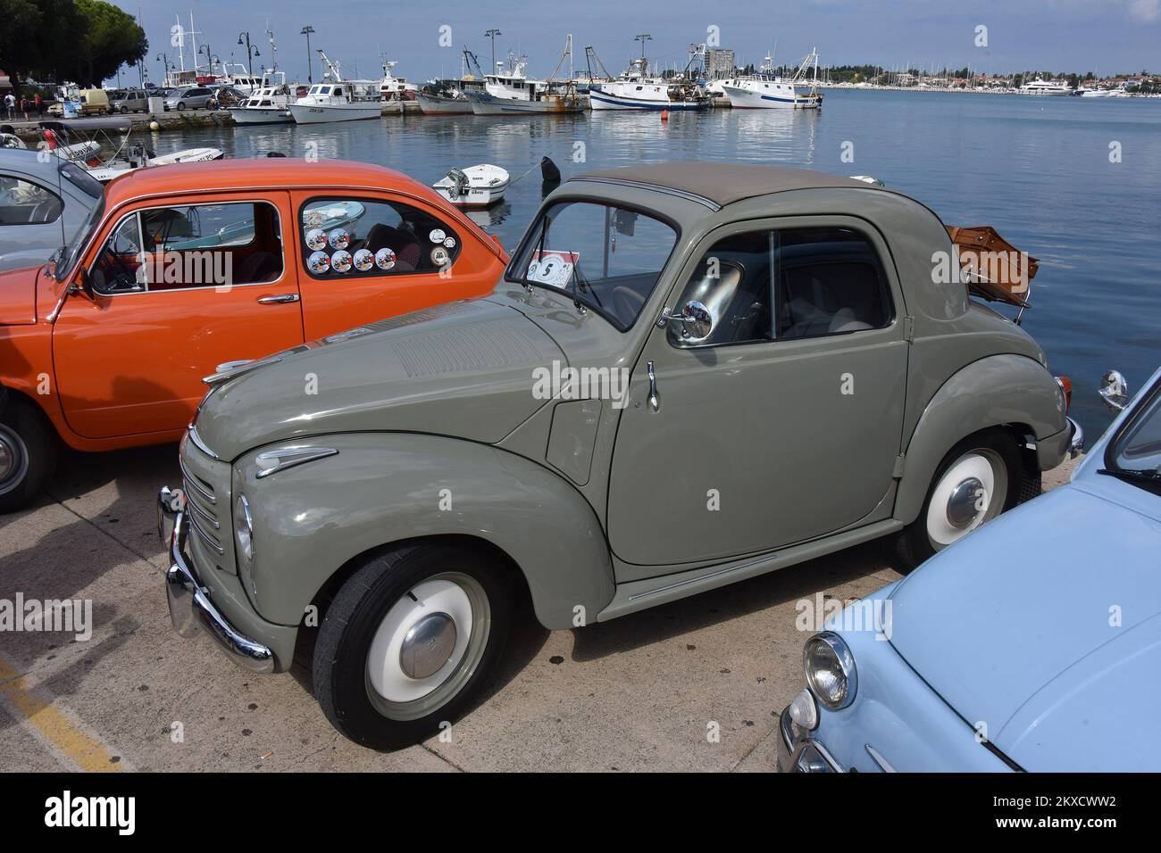 07.09.2019., Croatie, Umag - 10th International Oldtimer Meeting. Organisé par le Oldtimer Club Eppur si muove, un rallye international de deux jours qui a rassemblé plus de 150 véhicules photo: Dusko Marusic /PIXSELL Banque D'Images