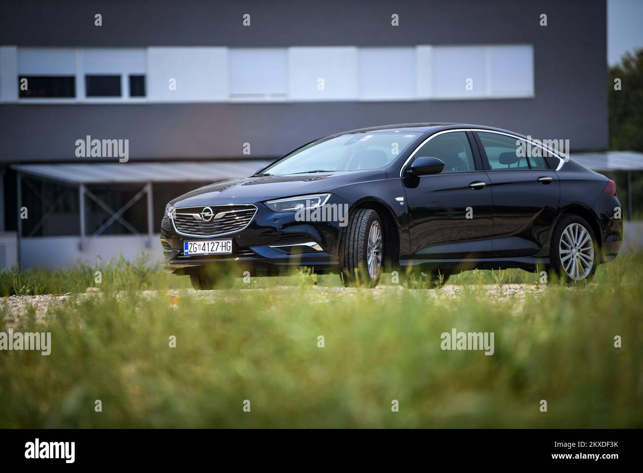 29.08.2019. Zagreb, Tla - voiture Opel Insignia. Photo: Josip Regovic/PIXSELL Banque D'Images