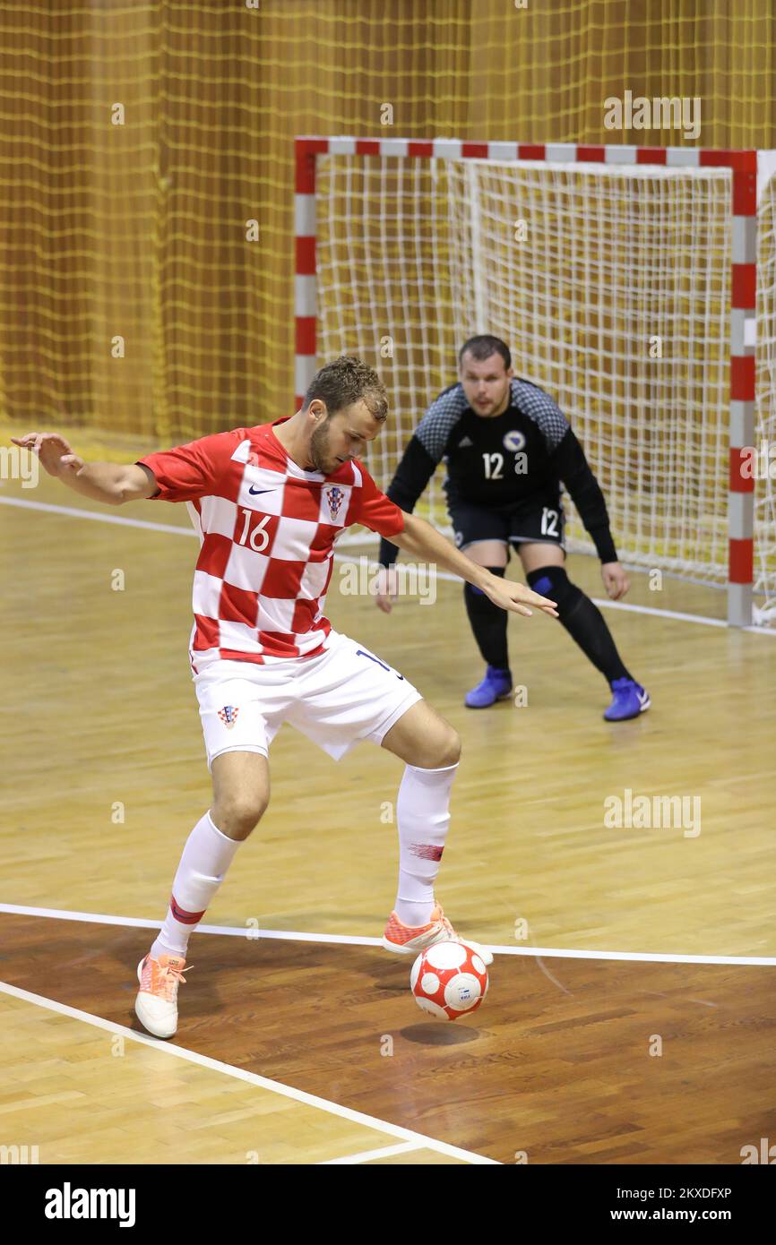 23.10.2019., Dubrovnik, Croatie - partie principale de la compétition européenne de qualification pour la coupe du monde FIFA Futsal 2020, groupe 7, Croatie - Bosnie-Herzégovine. Luka Sutton photo: Grgo Jelavic/PIXSELL Banque D'Images