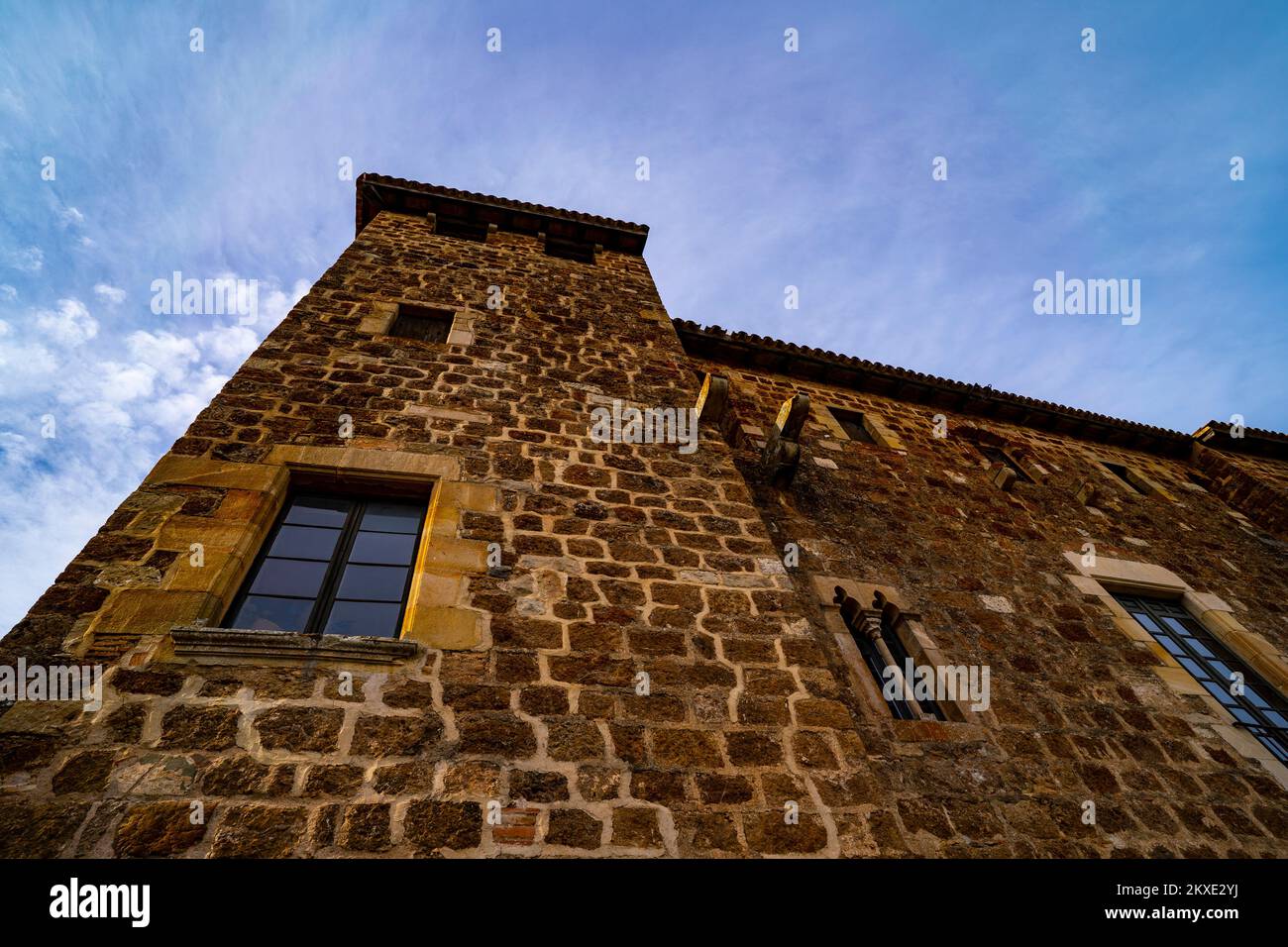 Torre Negre, une maison fortifiée de 12th ans à Sant Cugat del Valles, acquise par le conseil municipal en 2022 (Ajuntament de Sant Cugat). Banque D'Images