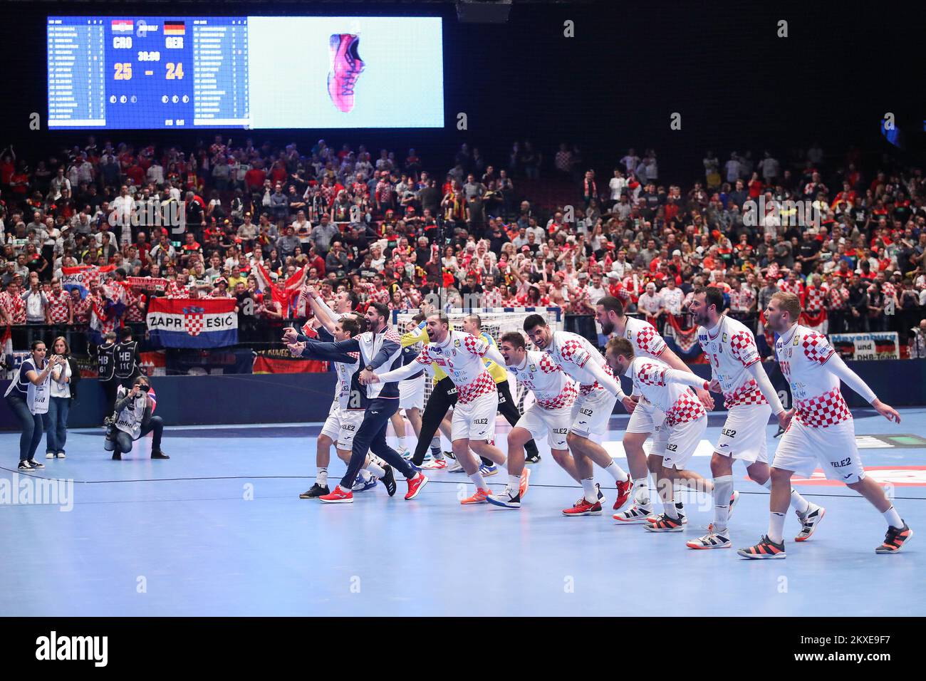 18.01.2020., Autriche, Vienne, Wiener Stadthalle - Championnat européen de handball, Groupe I, Round 2, Croatie - Allemagne. Photo: Luka Stanzl/PIXSELL Banque D'Images