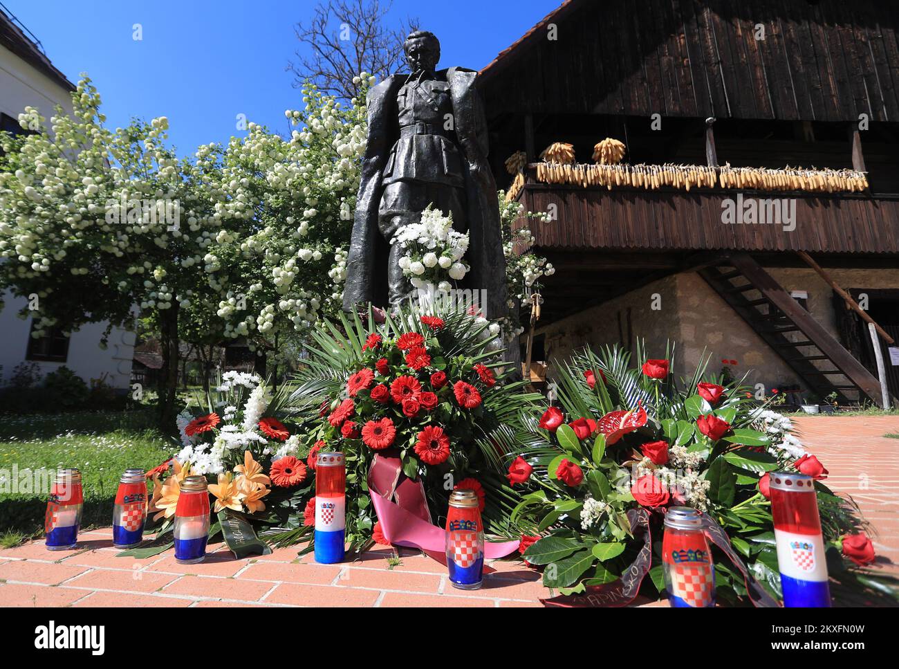 04.05.2020., Kumrovec, Croatie - 40th anniversaire de la mort de Josip Broz Tito, Président à vie de l'ex-République fédérative socialiste de Yougoslavie (RFSY). Tito est décédé sur 4 mai 1980 dans un hôpital de Ljubljana. Photo: Slavko Midzor/PIXSELL Banque D'Images