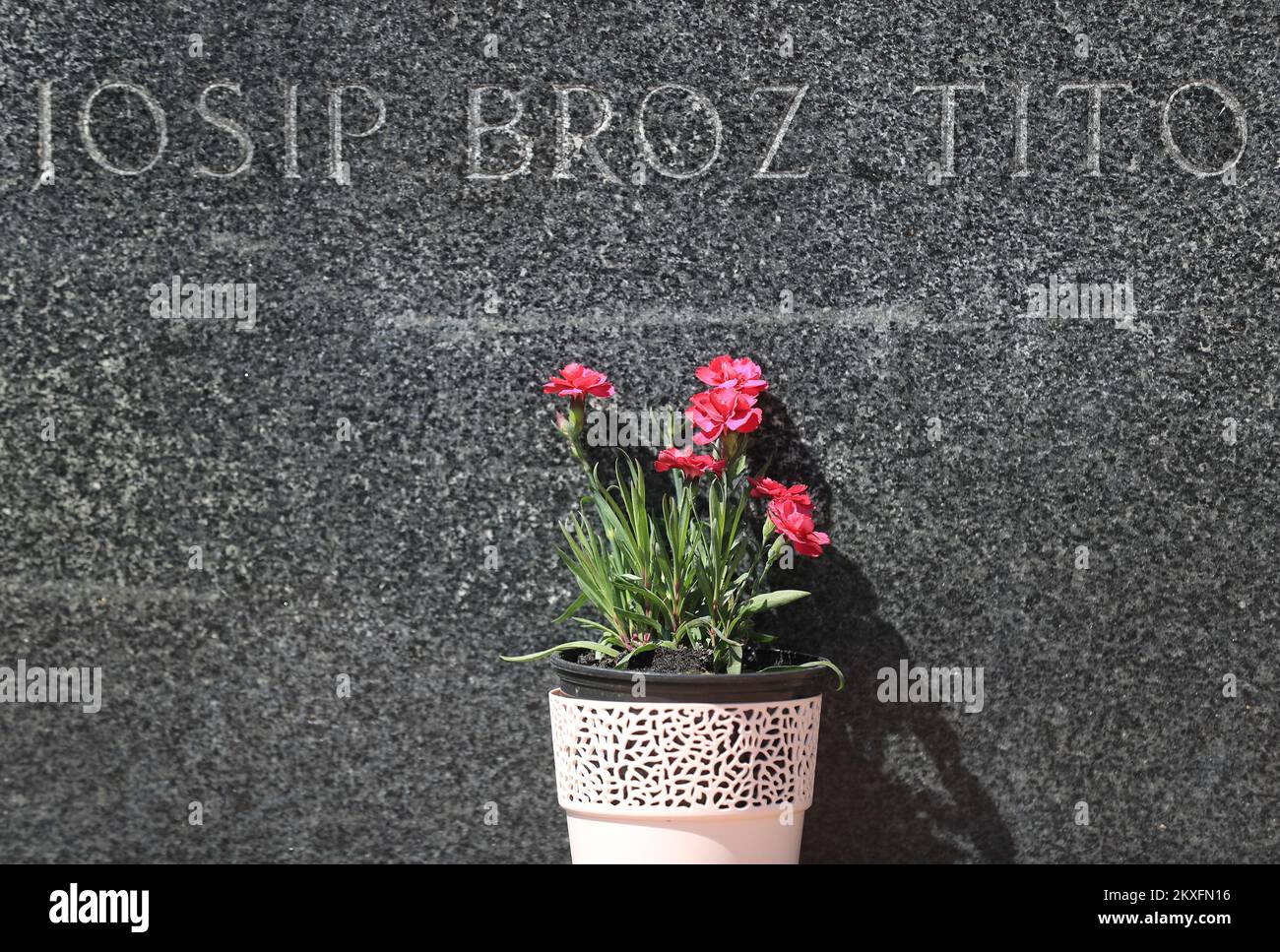 04.05.2020., Kumrovec, Croatie - 40th anniversaire de la mort de Josip Broz Tito, Président à vie de l'ex-République fédérative socialiste de Yougoslavie (RFSY). Tito est décédé sur 4 mai 1980 dans un hôpital de Ljubljana. Photo: Slavko Midzor/PIXSELL Banque D'Images