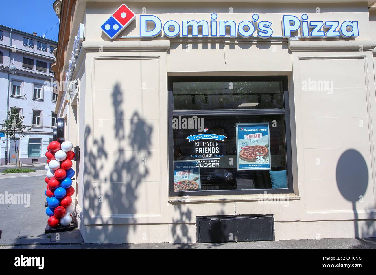 Le premier magasin de pizza Domino's en Croatie a ouvert ses portes