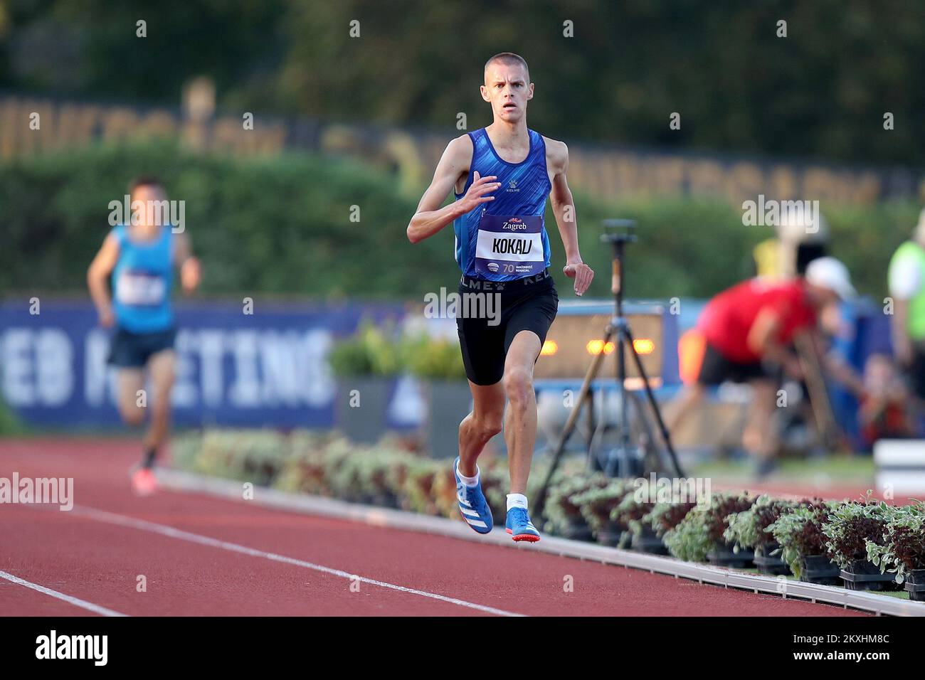 Jan Kokalj, de Slovénie, concourra dans les 3000 mètres masculin au ...