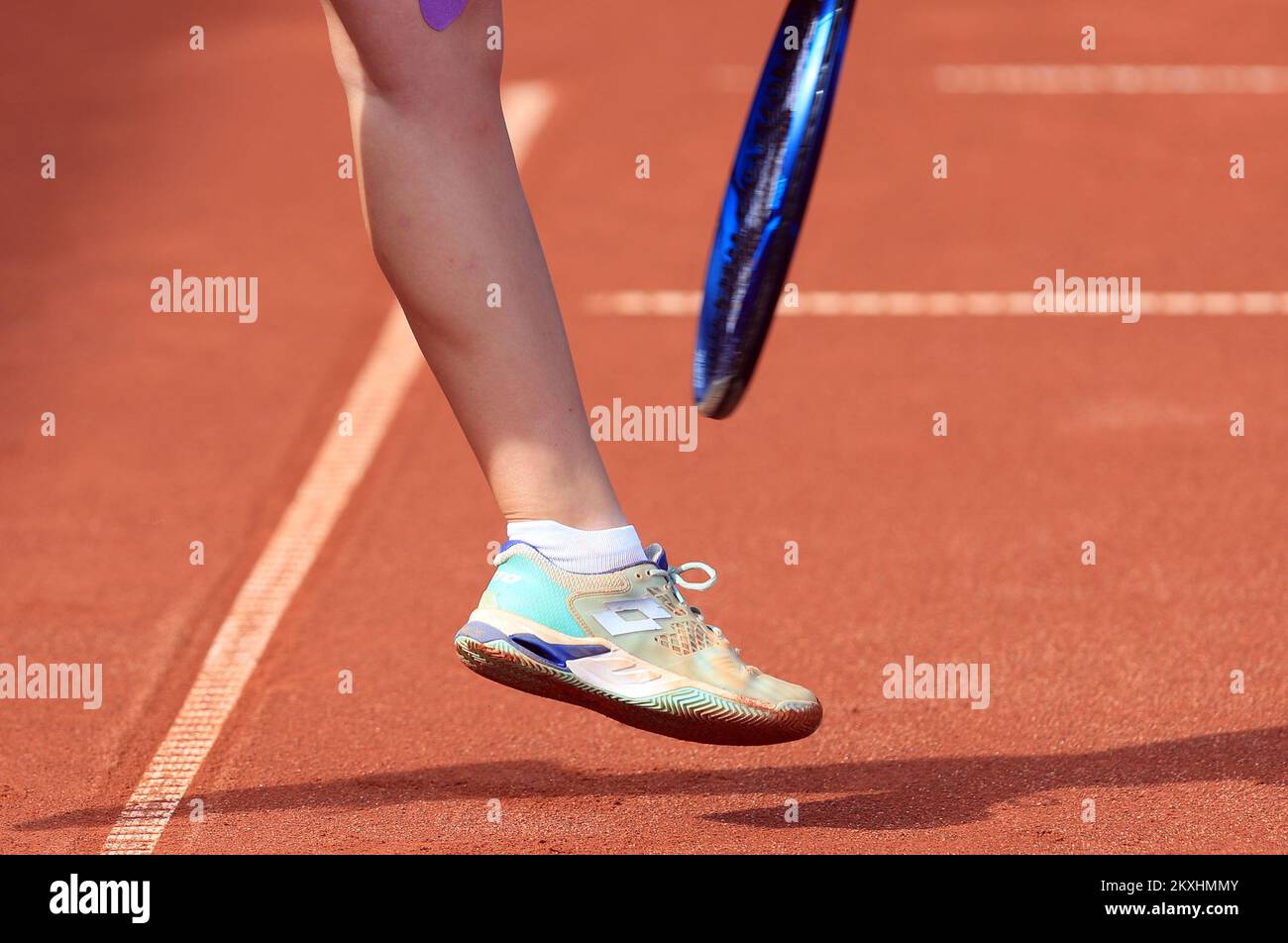 Kamilla Rakhimova de Russie pendant le match entre Antonia Ruzic de Croatie lors du tournoi de tennis Zagreb 2020 W25 à Zagreb, Croatie sur 16 septembre 2020. Photo: Slavko Midzor/PIXSELL Banque D'Images