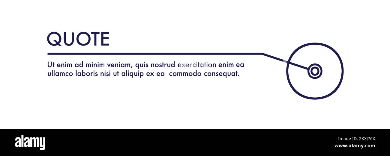 Titres des traits de coupe. Étiquettes à barres de trait de coupe, barres de boîtes d'appel d'informations et informations numériques. Illustration de Vecteur