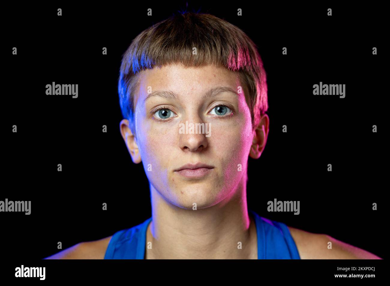 Nikolina Cacic photographiée à Zagreb, Croatie, le 02. Juillet 2021. Il est devenu le premier athlète olympique croate de boxe dans l'histoire après qu'elle a gagné les Jeux Olympiques de Tokyo dans la catégorie 57 kg aux qualifications olympiques à Paris. Photo: Igor Kralj/PIXSELL Banque D'Images