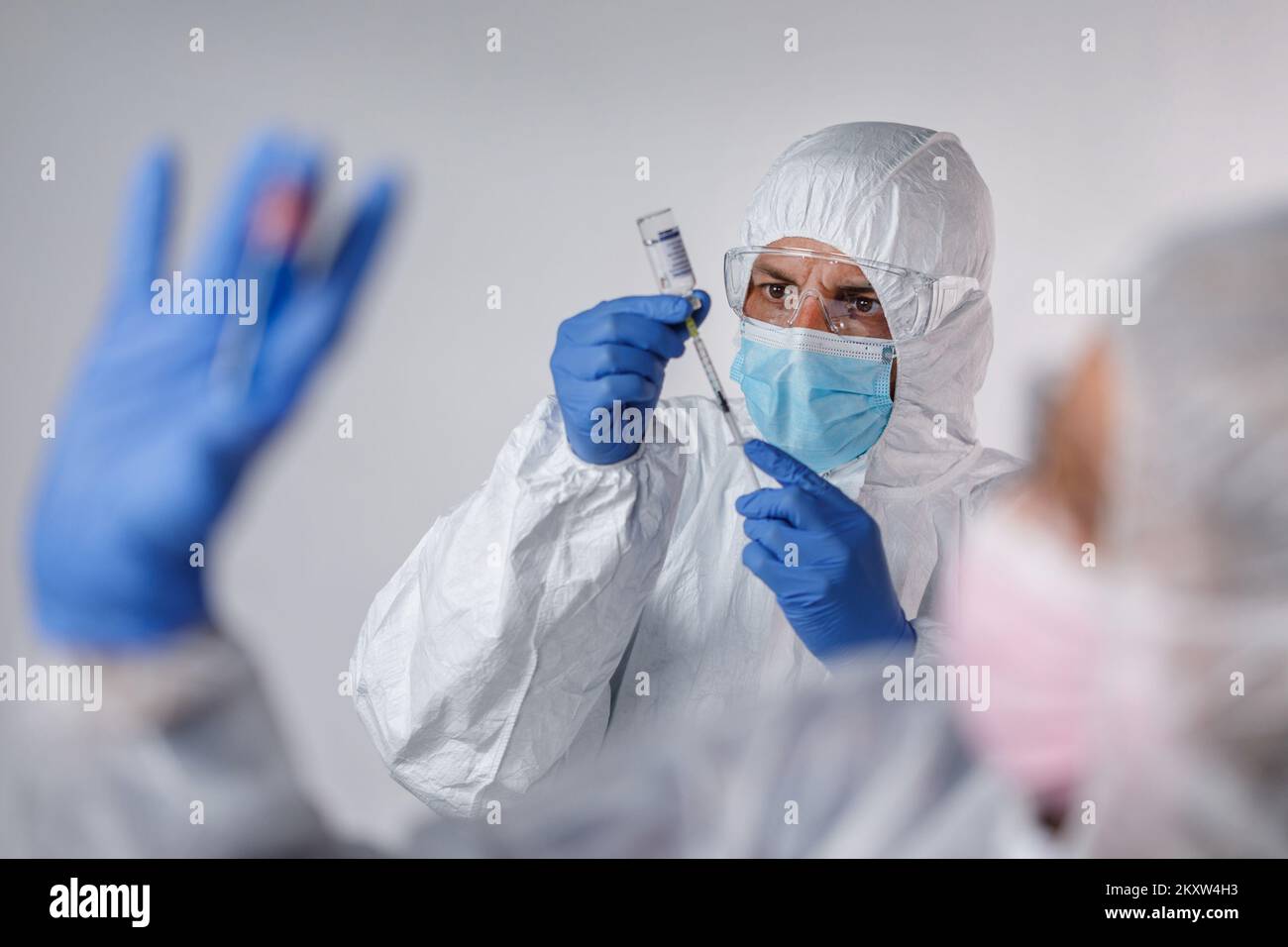 Photographie illustrative du vaccin COVID 19 à Zagreb, en Croatie, le 12 novembre 2021. Photo: Tomislav Miletic/PIXSELL Banque D'Images