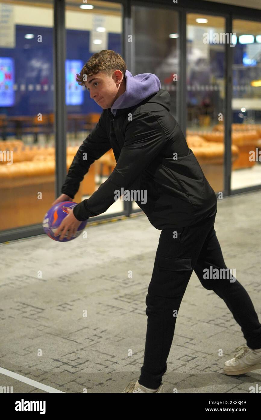 Coupe du monde de rugby à XIII 2021, Australie vs Écosse supporters Banque D'Images