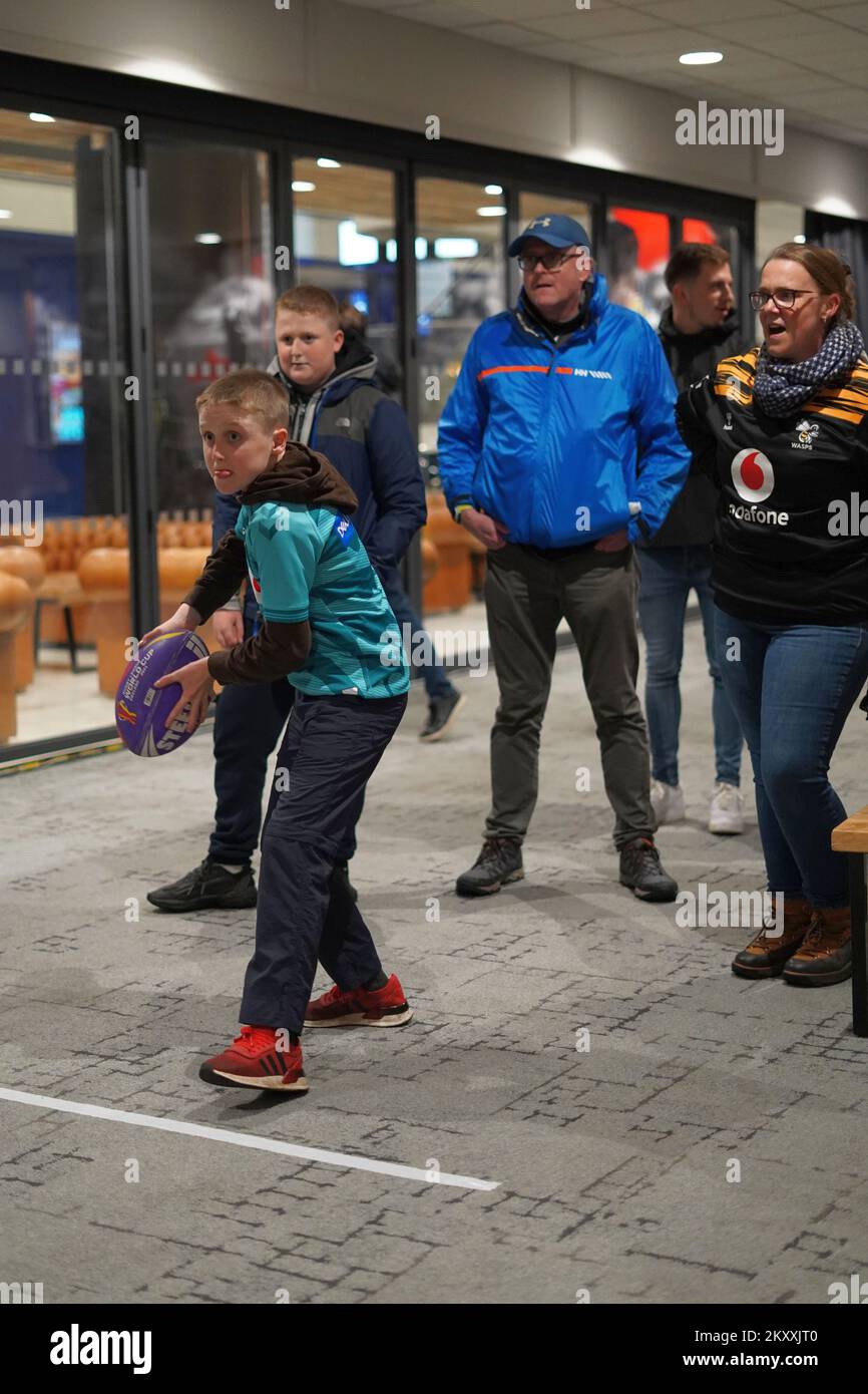 Coupe du monde de rugby à XIII 2021, Australie vs Écosse supporters Banque D'Images