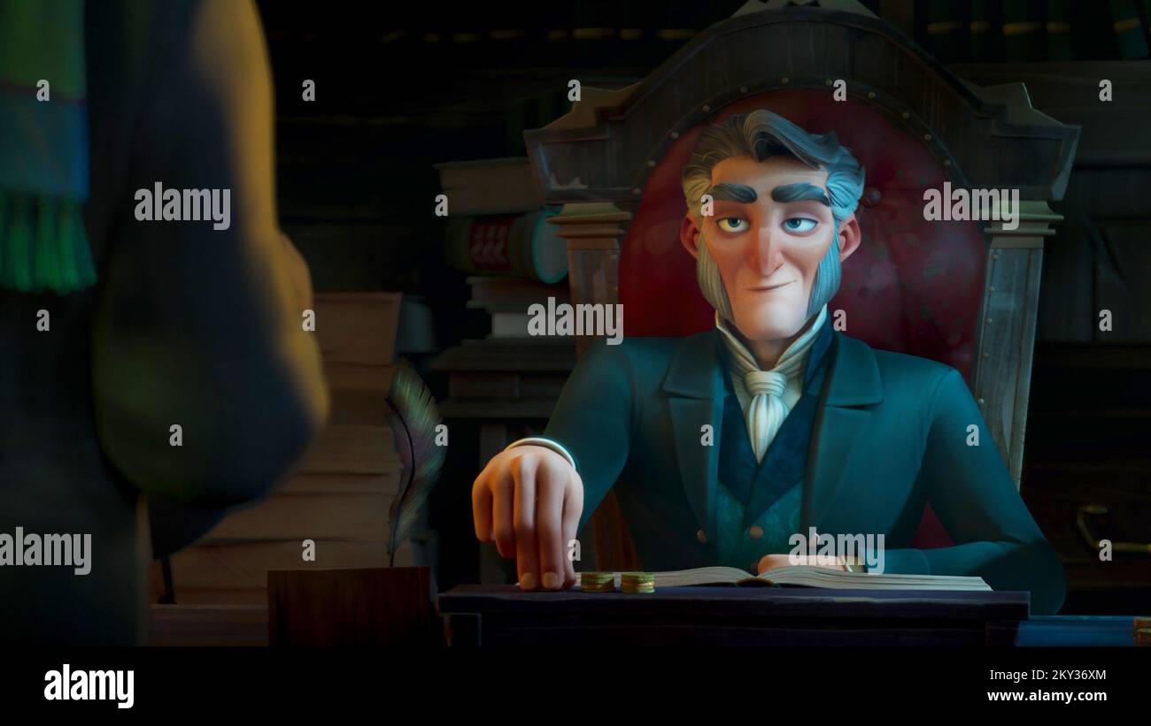 SCROOGE: Un CHANT DE NOËL, Ebenezer Scrooge (voix: Luke Evans), 2022. © Netflix / Courtesy 