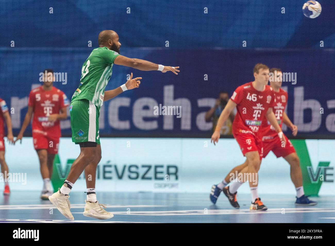 Finale du tournoi DE la ligue des quatre SEHA demi-finale du match entre le PPD de Zagreb et le RK Nexe au centre sportif de Visnjik sur 2 septembre 2022, à Zadar, Croatie. Photo: Sime Zelic/PIXSELL Banque D'Images