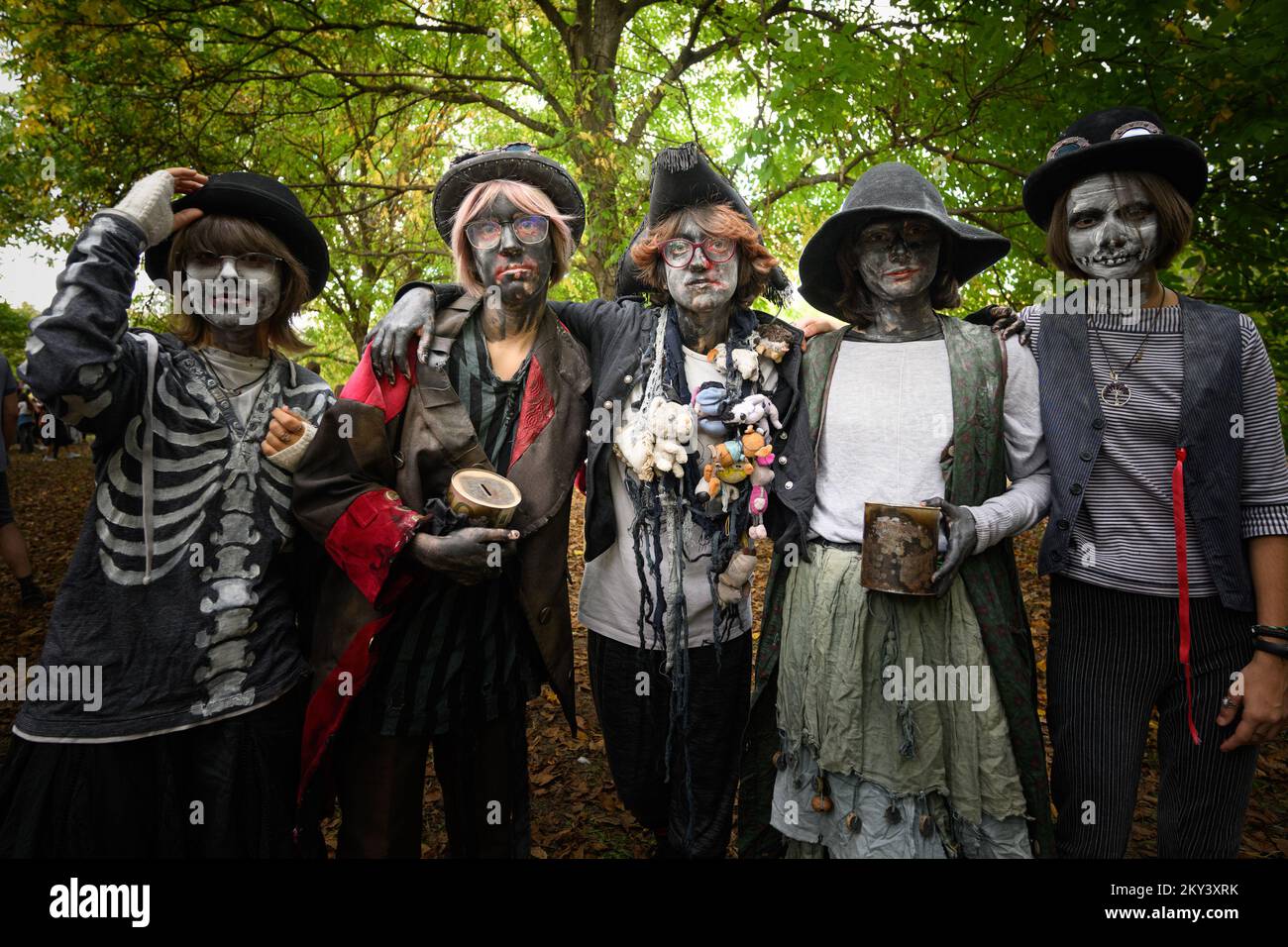 Perunfest, le Festival des histoires et du folklore a eu lieu dans le manoir de Modic-Bedekovic à Donja Lomnica. Cette année, le thème du Perunfest est des histoires du patrimoine culturel immatériel croate sur de petites créatures invisibles connues sous différents noms: Nevidenceki, nevicincici, posveckari et langolijeri similaires des régions du nord, et macici, malici et tintilini des régions côtières et des îles croates. À Donja Lomnica, Croatie, sur 10 septembre 2022. Photo: Davor Puklavec/PIXSELL Banque D'Images